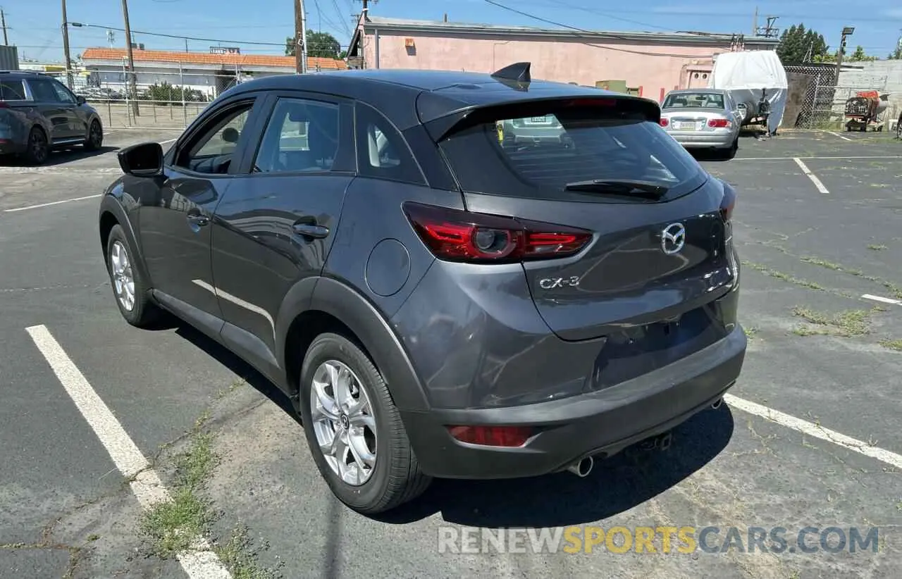 3 Photograph of a damaged car JM1DKDB72M1505132 MAZDA CX-3 2021