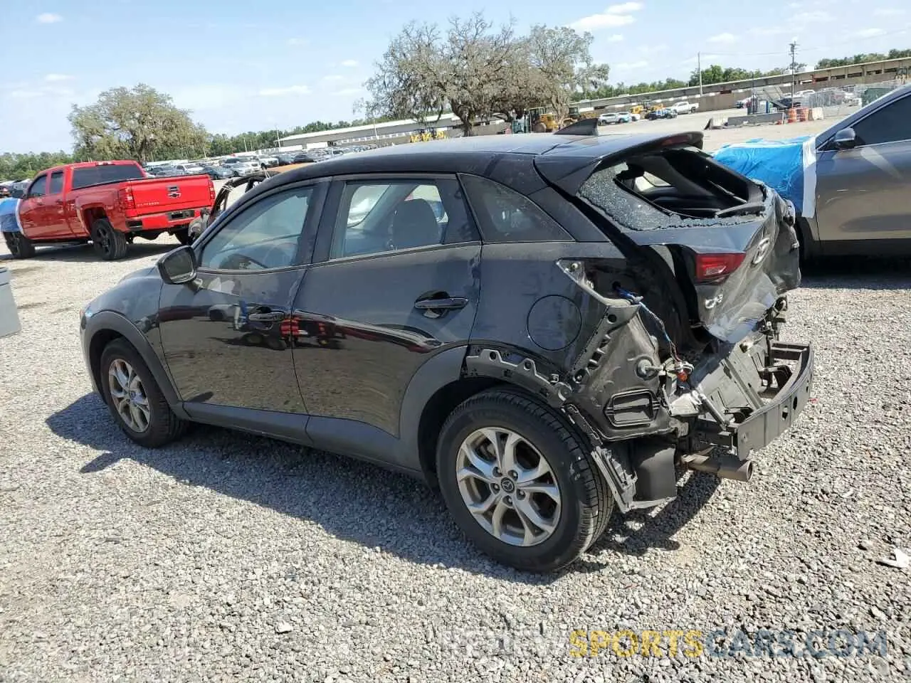 2 Photograph of a damaged car JM1DKDB73M1505009 MAZDA CX-3 2021