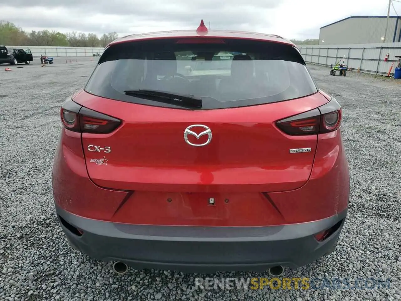 6 Photograph of a damaged car JM1DKDB78M1510092 MAZDA CX-3 2021