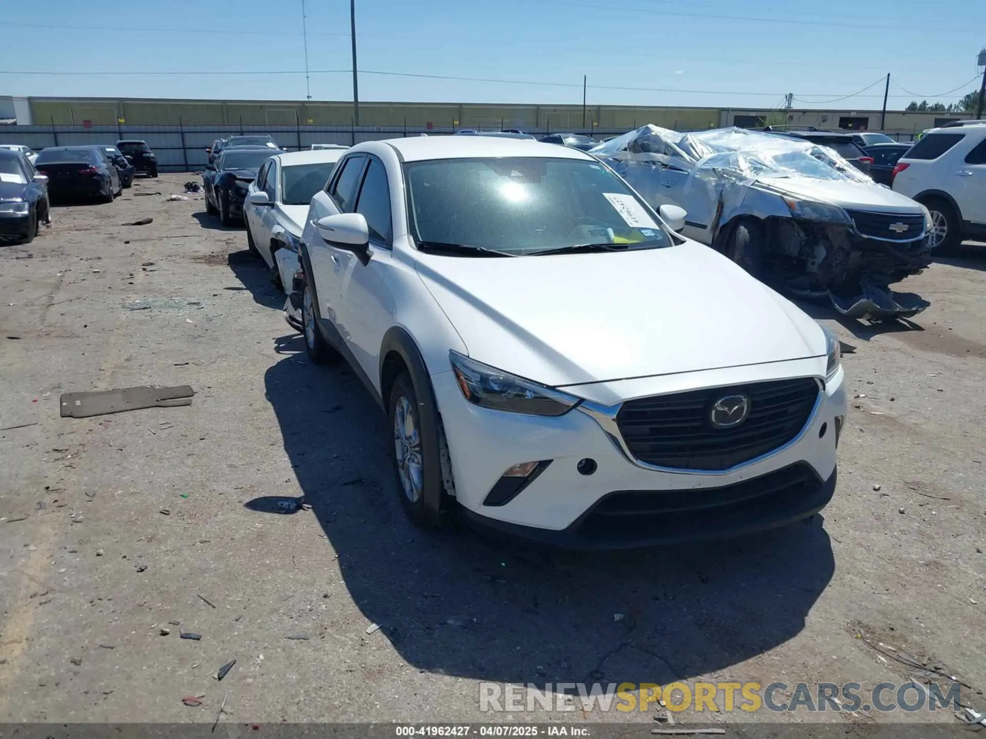 1 Photograph of a damaged car JM1DKDB7XM1511776 MAZDA CX-3 2021