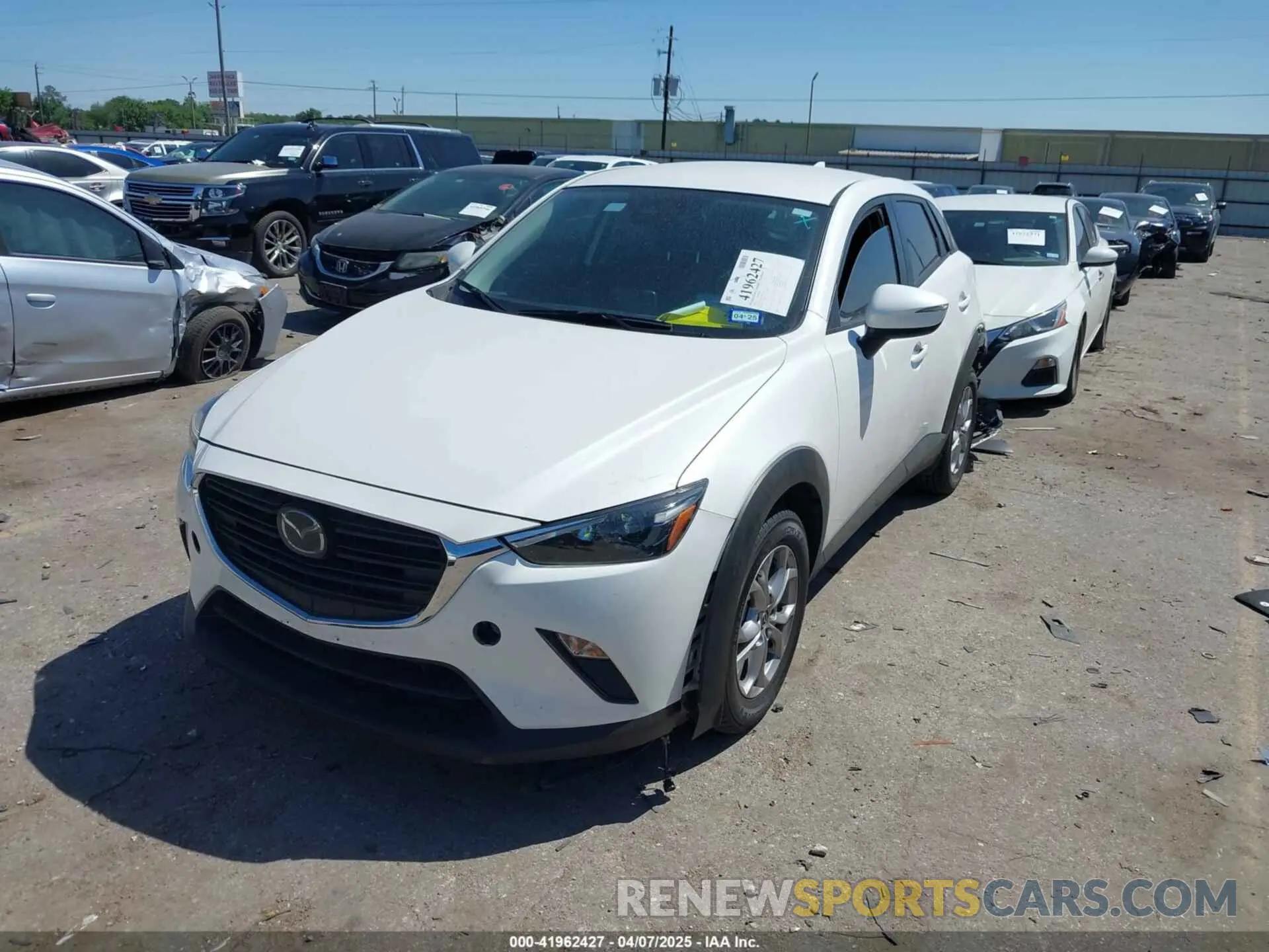 2 Photograph of a damaged car JM1DKDB7XM1511776 MAZDA CX-3 2021