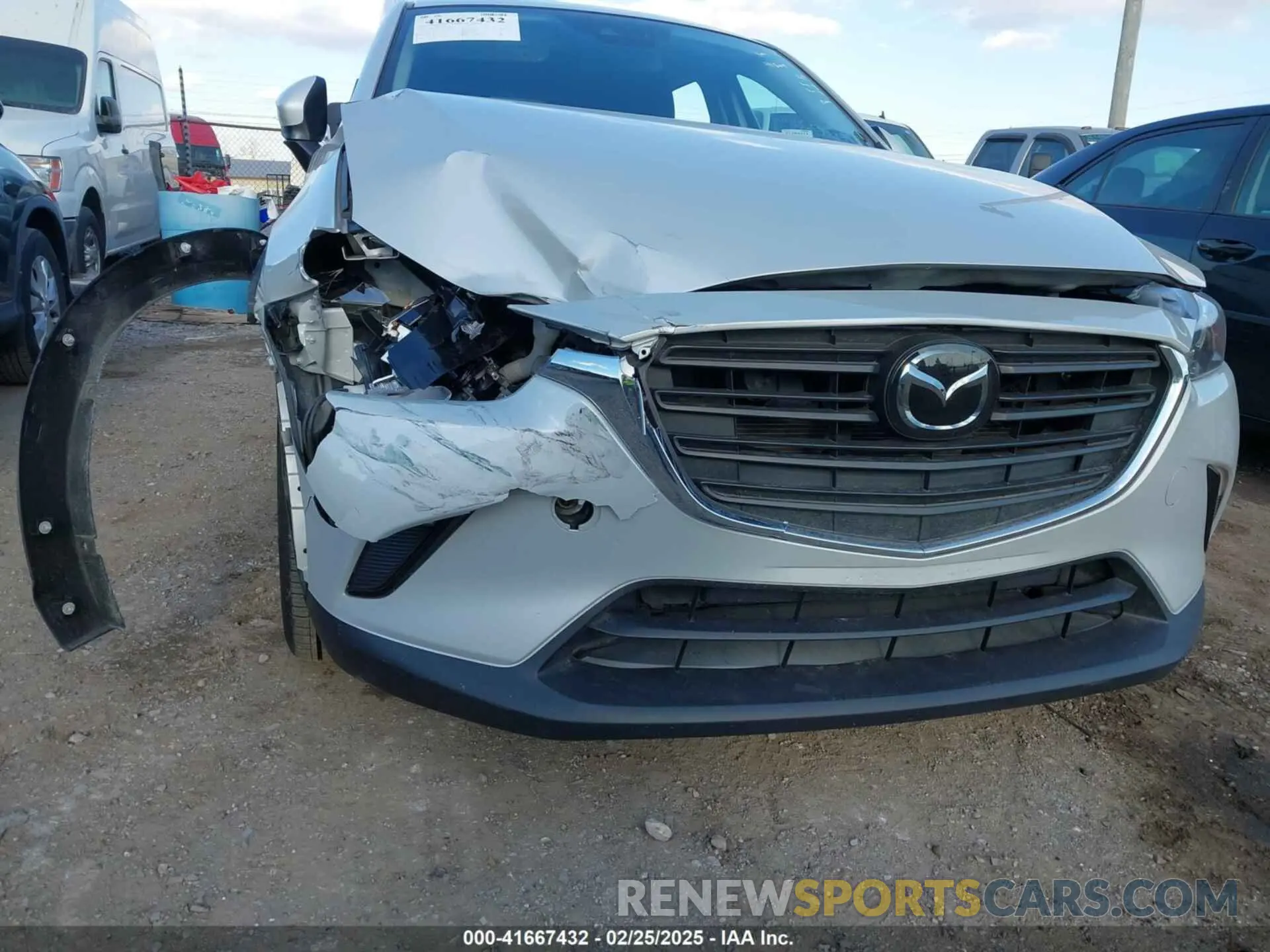 19 Photograph of a damaged car JM1DKFB70M1514312 MAZDA CX-3 2021