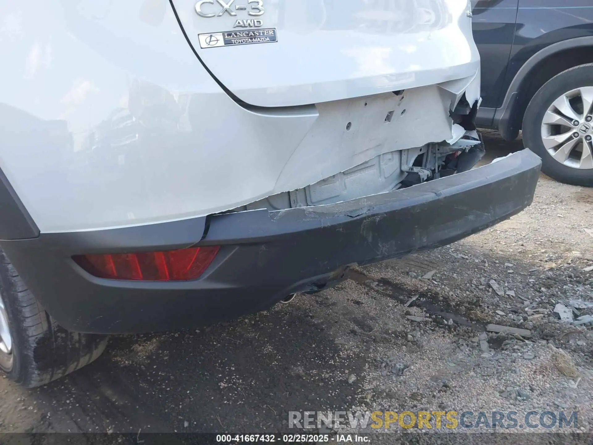 20 Photograph of a damaged car JM1DKFB70M1514312 MAZDA CX-3 2021