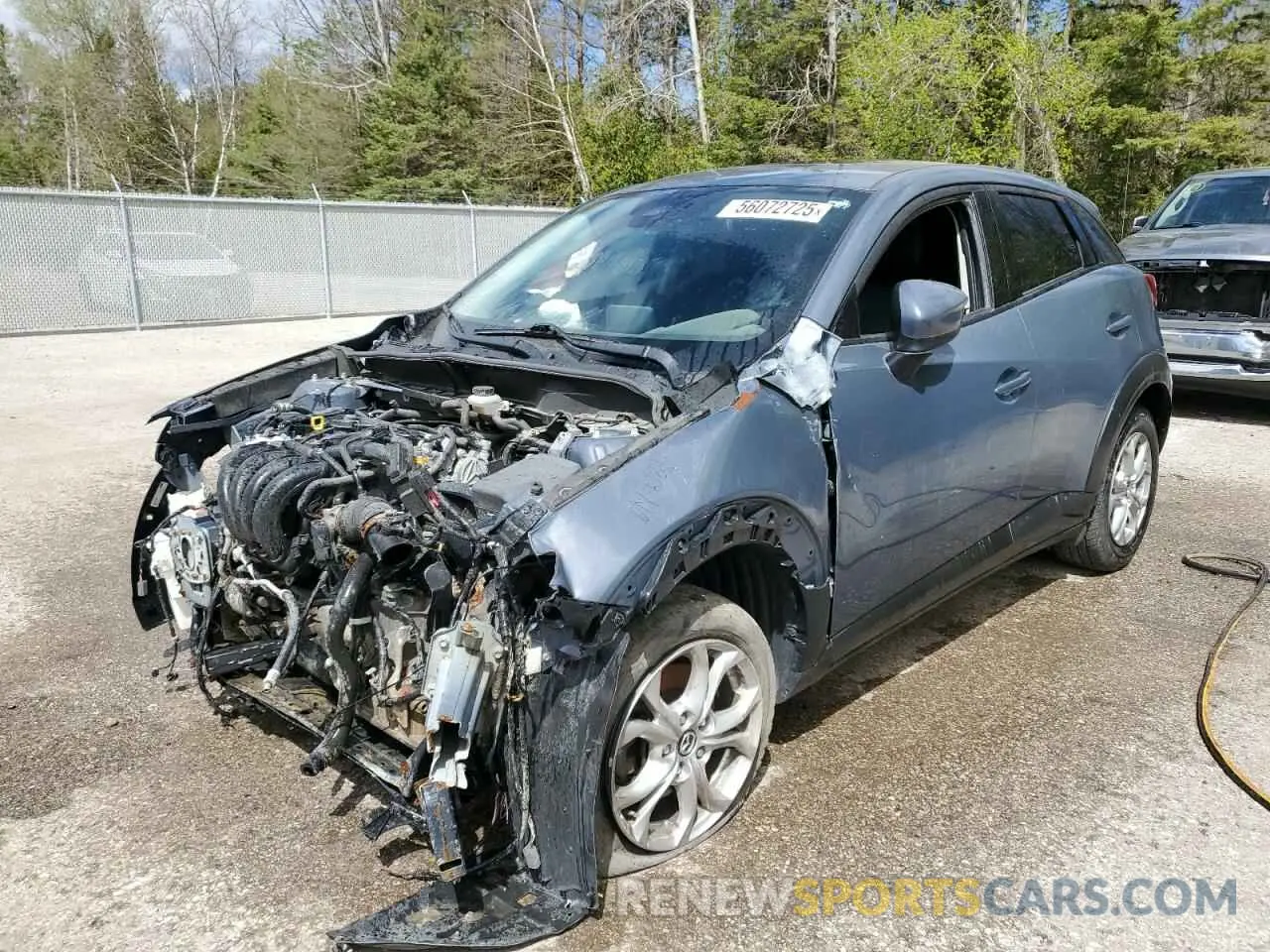 1 Photograph of a damaged car JM1DKFC79M1504702 MAZDA CX-3 2021