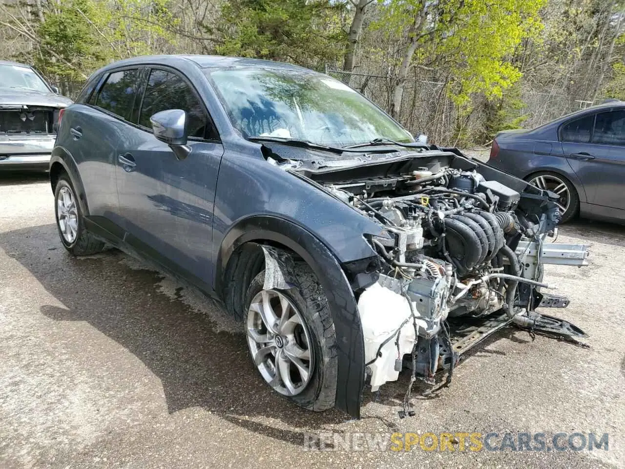 4 Photograph of a damaged car JM1DKFC79M1504702 MAZDA CX-3 2021
