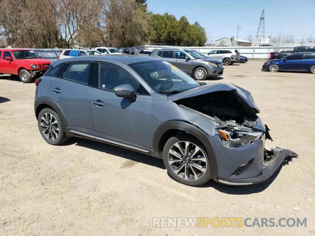 4 Photograph of a damaged car JM1DKFD70M1512475 MAZDA CX-3 2021