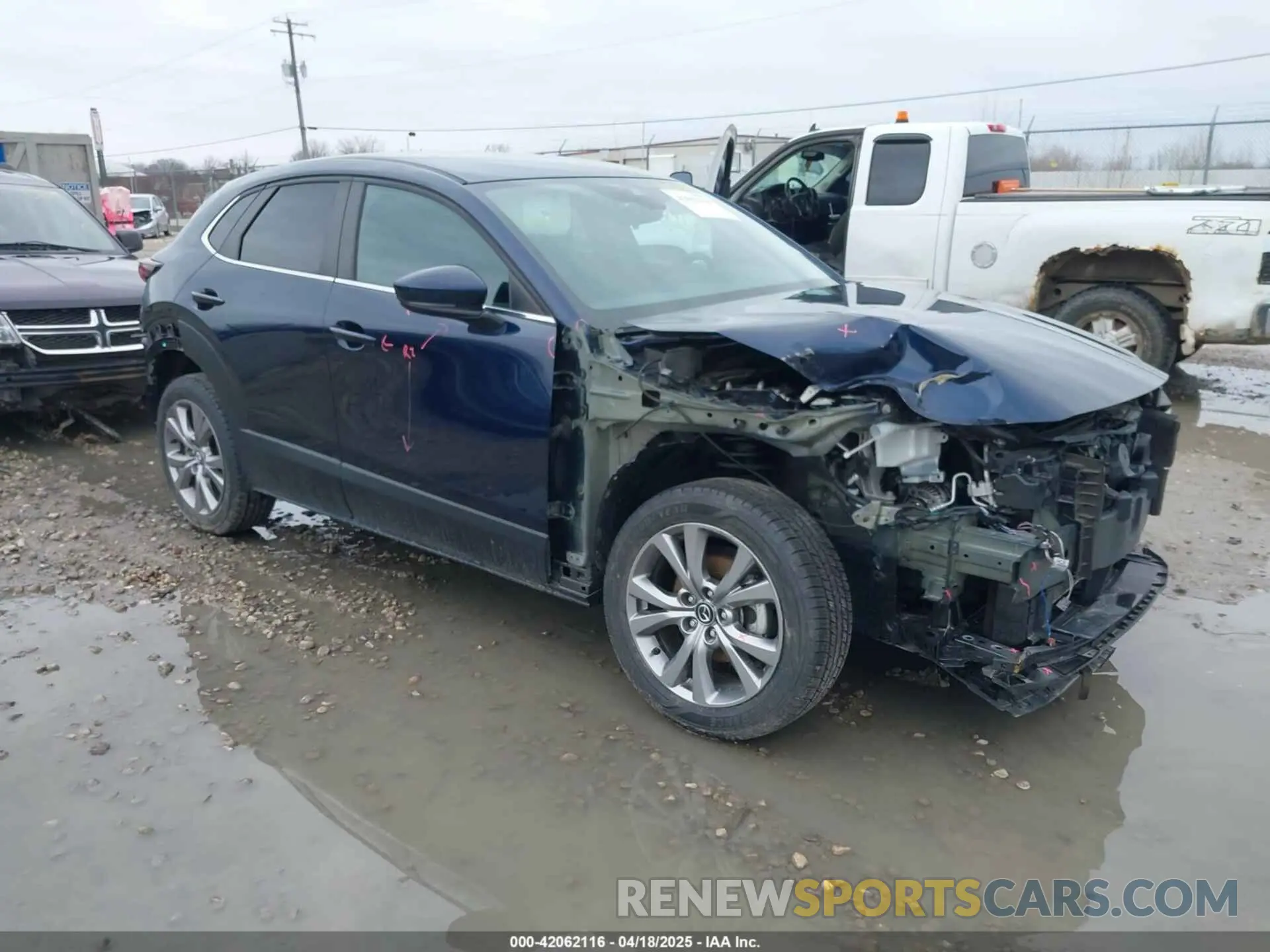 1 Photograph of a damaged car 3MVDMACLXLM114928 MAZDA CX-30 2020