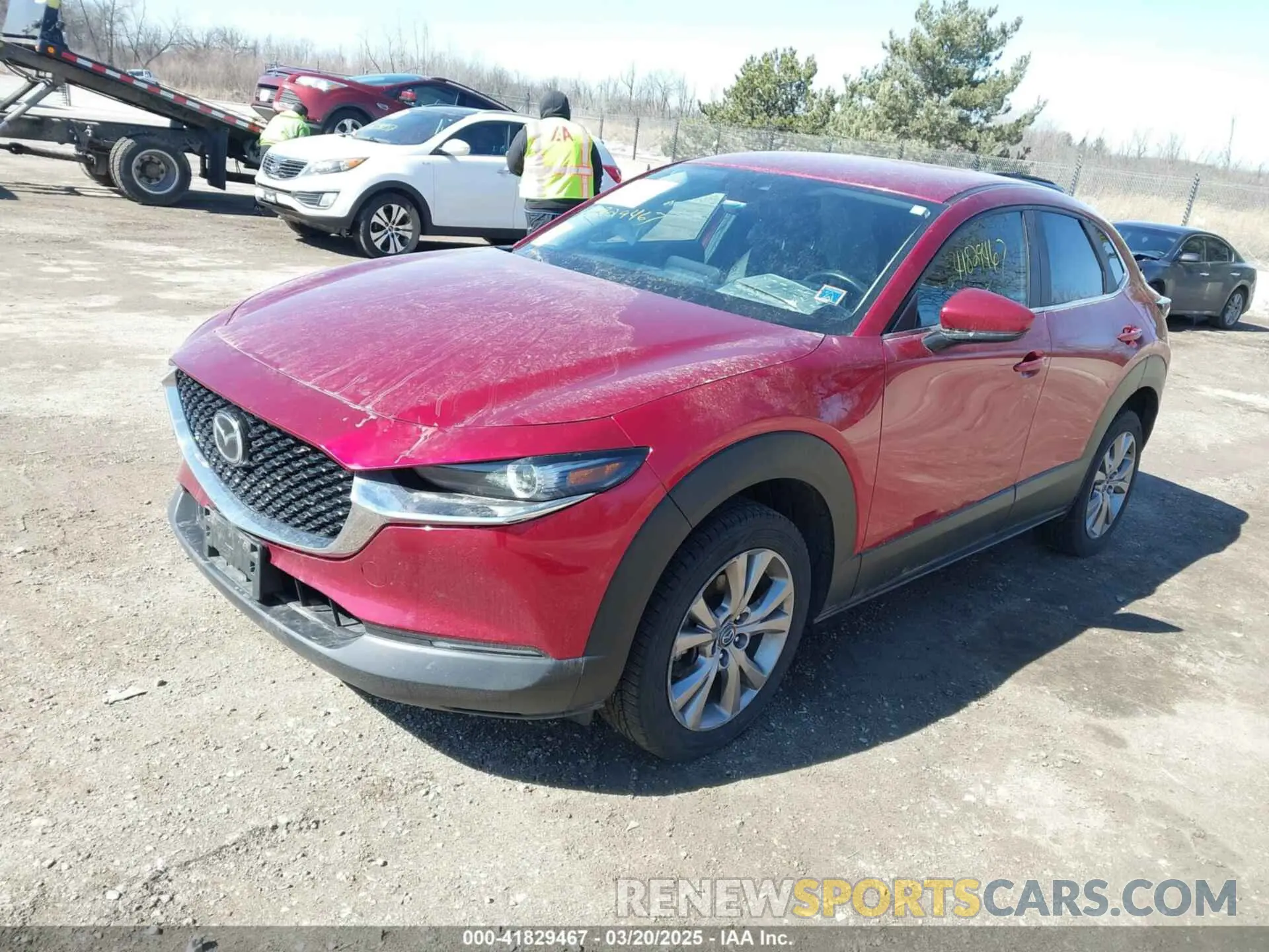 2 Photograph of a damaged car 3MVDMBDL4LM109695 MAZDA CX-30 2020