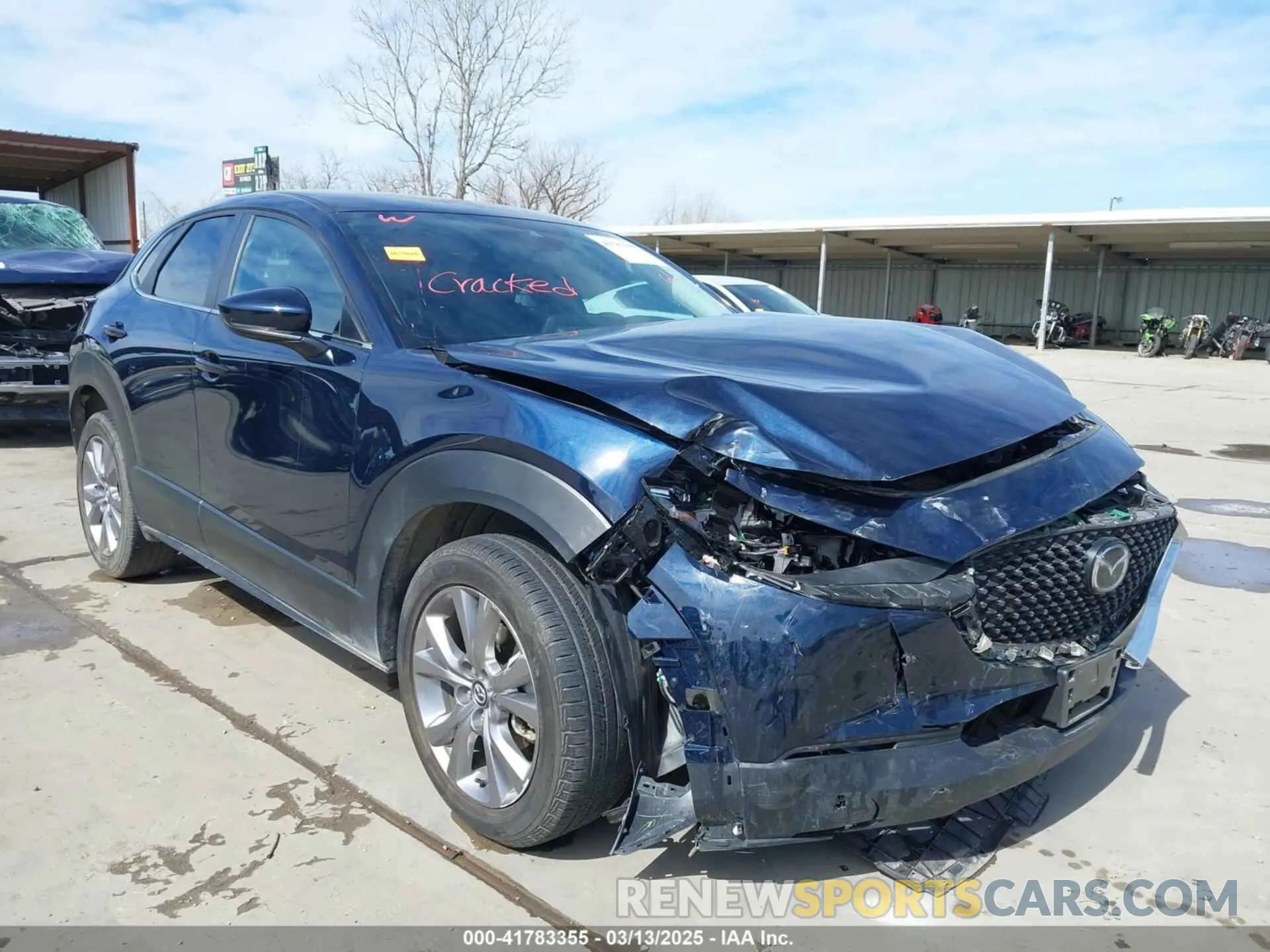 1 Photograph of a damaged car 3MVDMABL5MM272418 MAZDA CX-30 2021