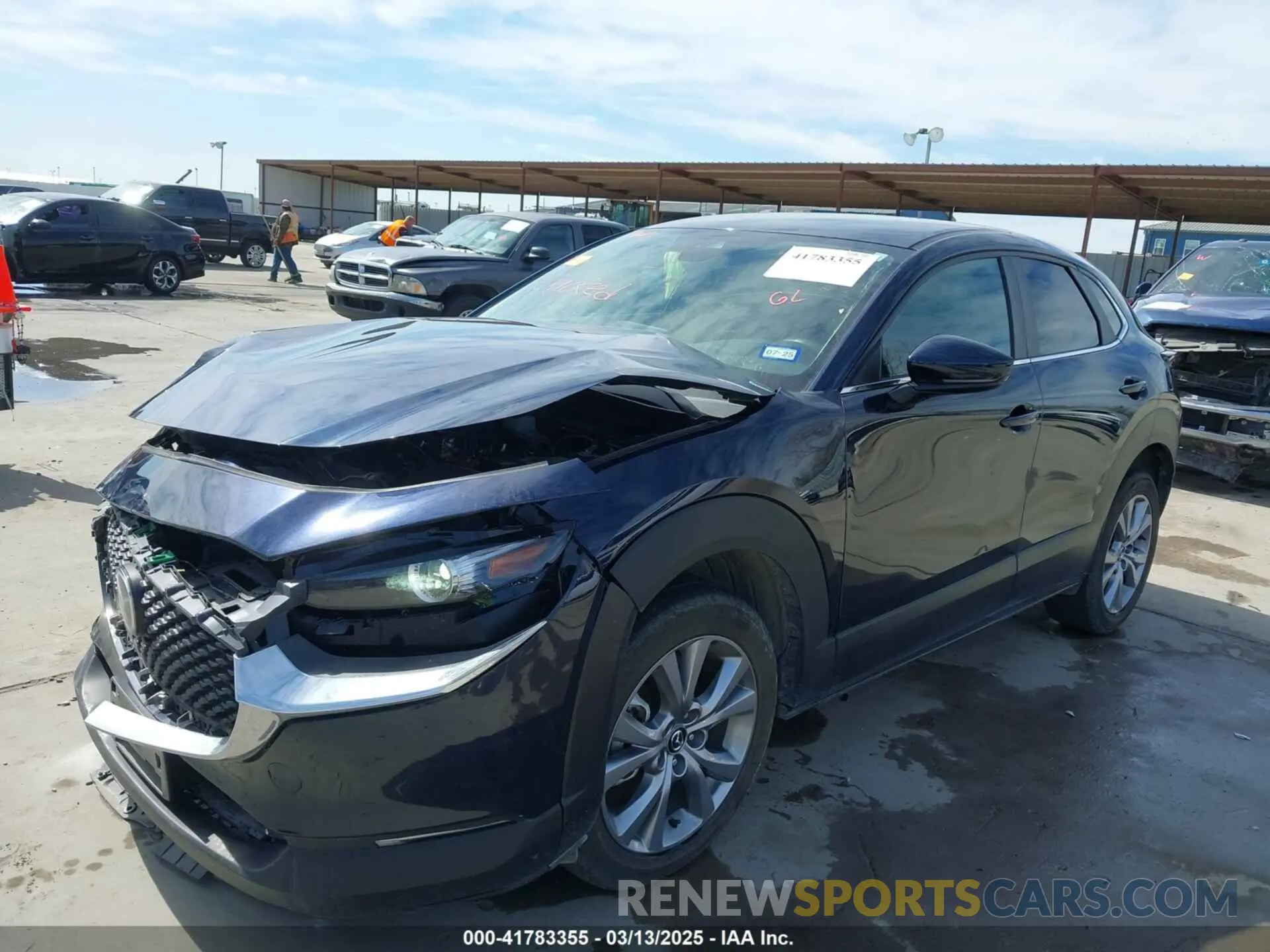 2 Photograph of a damaged car 3MVDMABL5MM272418 MAZDA CX-30 2021
