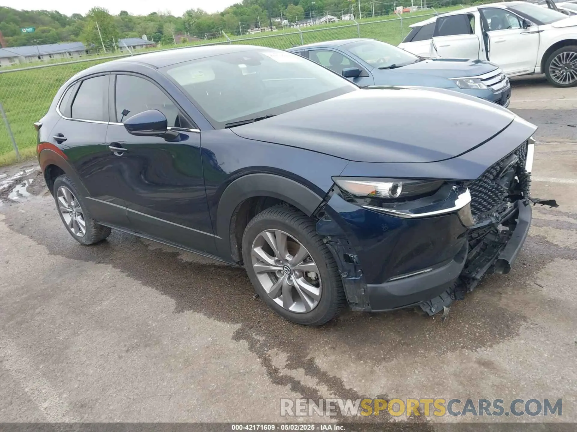 1 Photograph of a damaged car 3MVDMABL8MM209992 MAZDA CX-30 2021