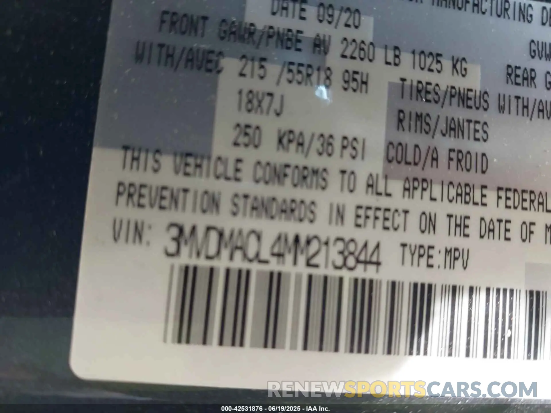 9 Photograph of a damaged car 3MVDMACL4MM213844 MAZDA CX-30 2021