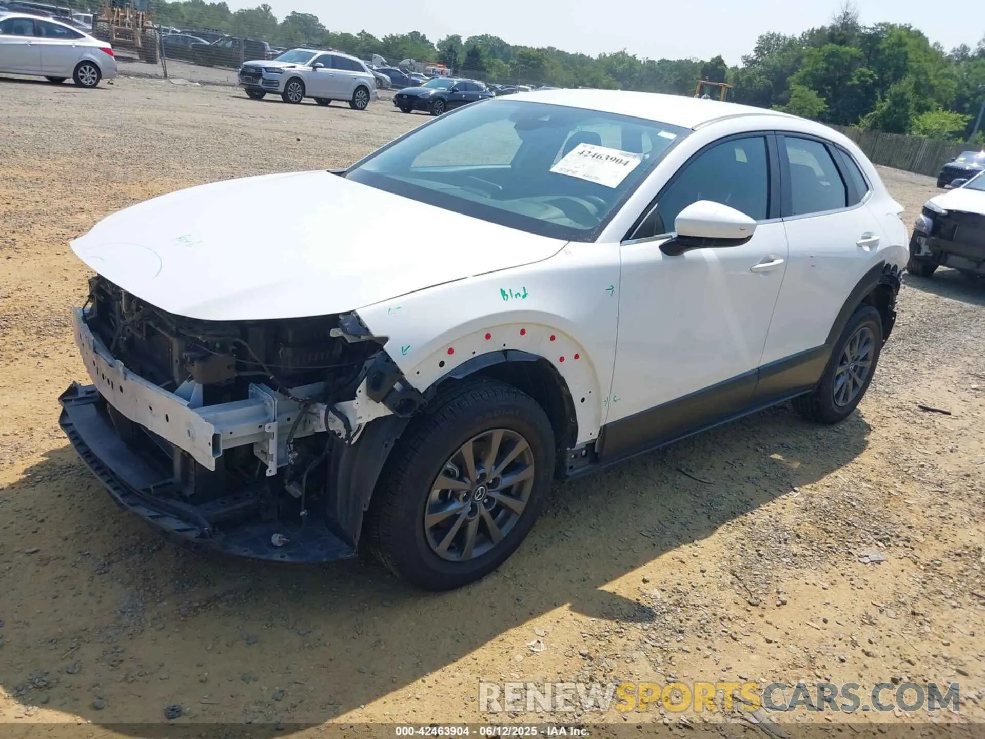 2 Photograph of a damaged car 3MVDMBAL7MM232767 MAZDA CX-30 2021