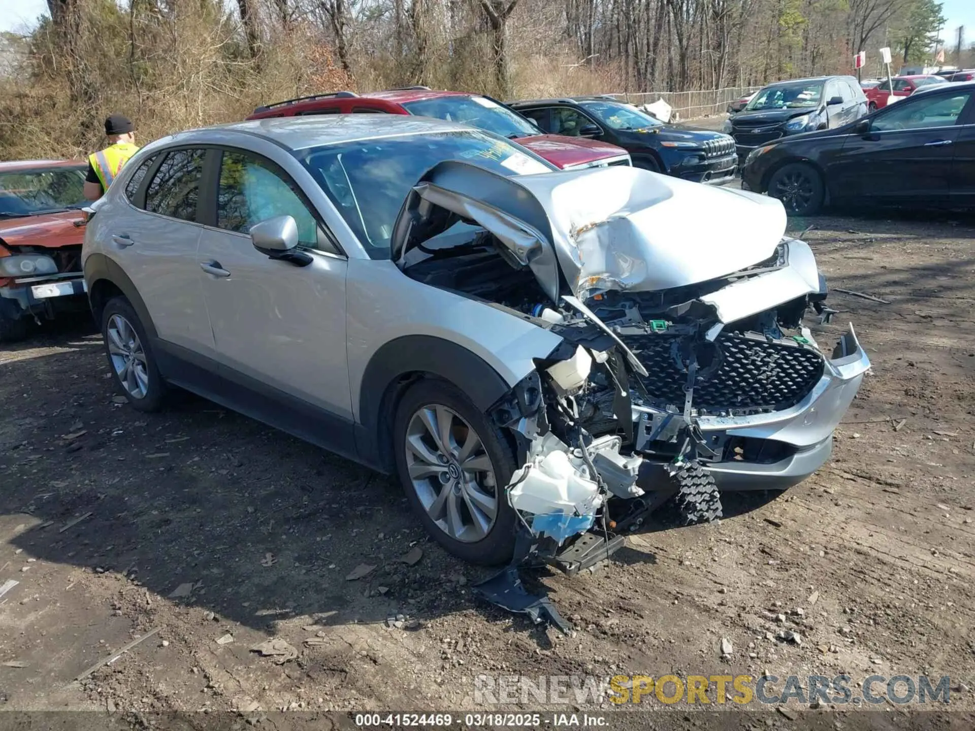 1 Photograph of a damaged car 3MVDMBBL3MM224650 MAZDA CX-30 2021