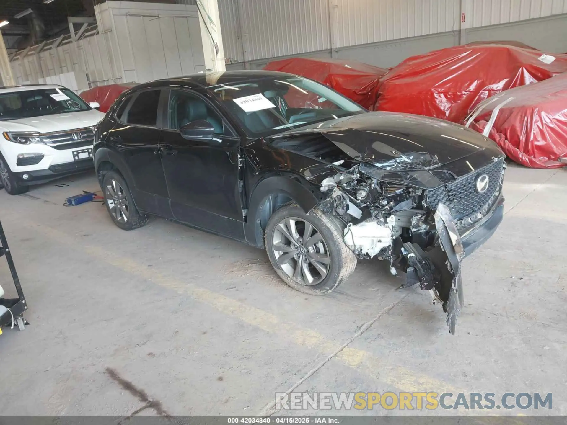1 Photograph of a damaged car 3MVDMBBL7MM248479 MAZDA CX-30 2021