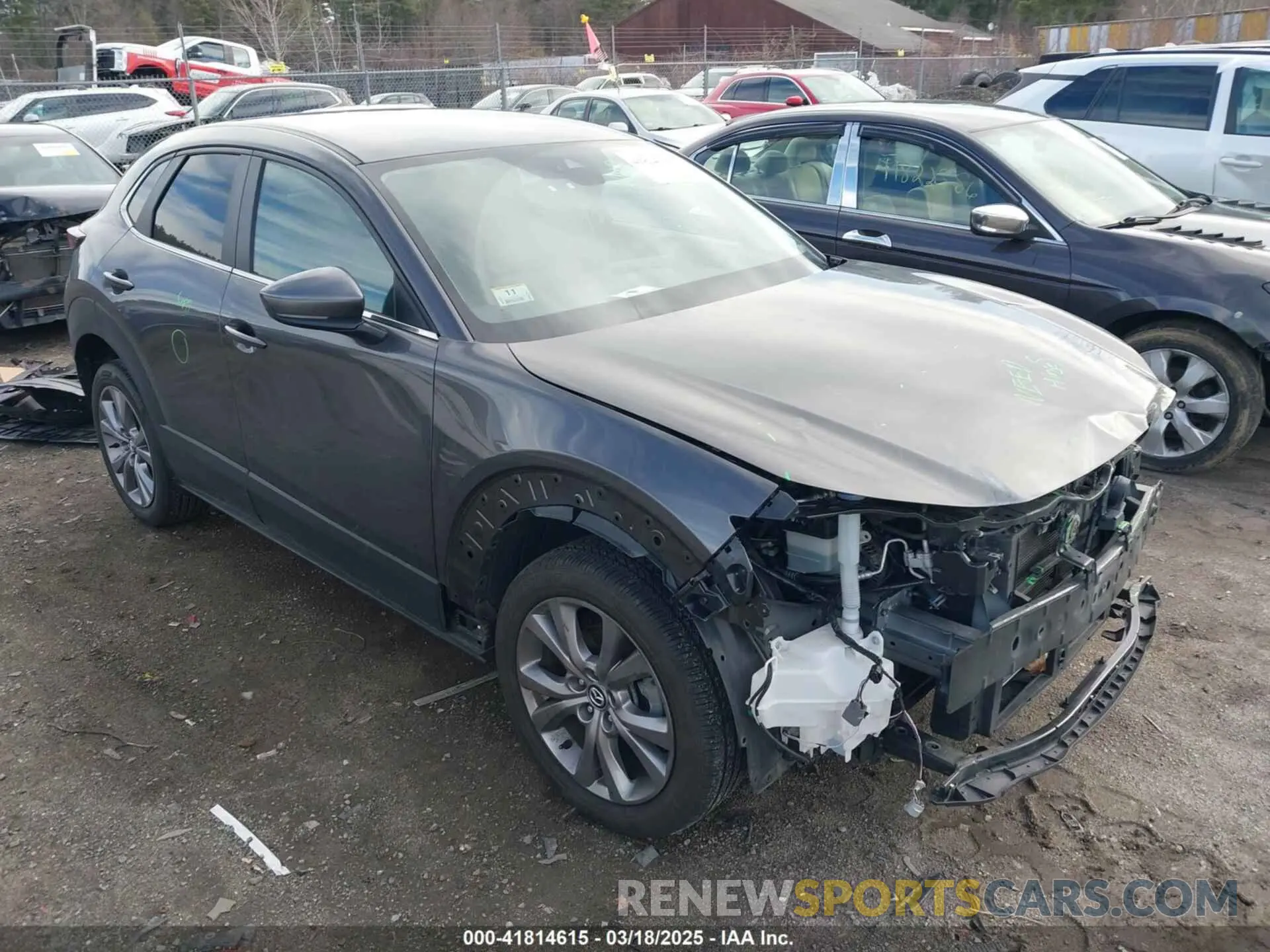 1 Photograph of a damaged car 3MVDMBBL8MM308155 MAZDA CX-30 2021