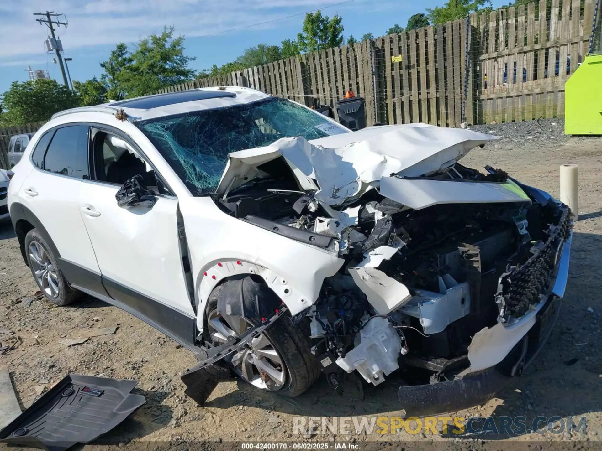 1 Photograph of a damaged car 3MVDMBDL2MM236267 MAZDA CX-30 2021