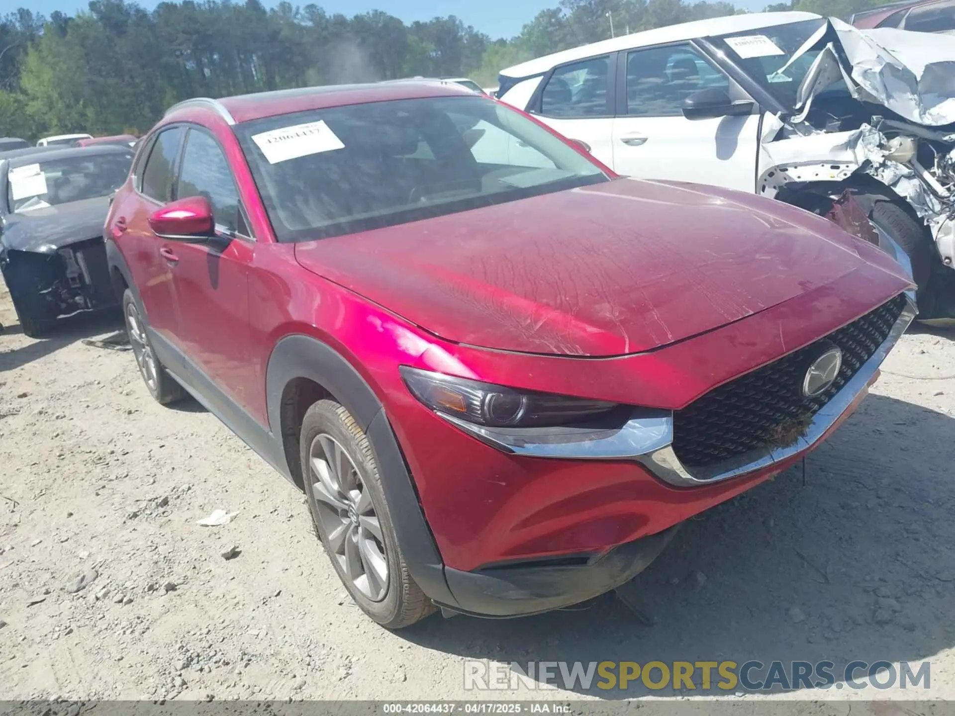 1 Photograph of a damaged car 3MVDMBDL4MM309428 MAZDA CX-30 2021