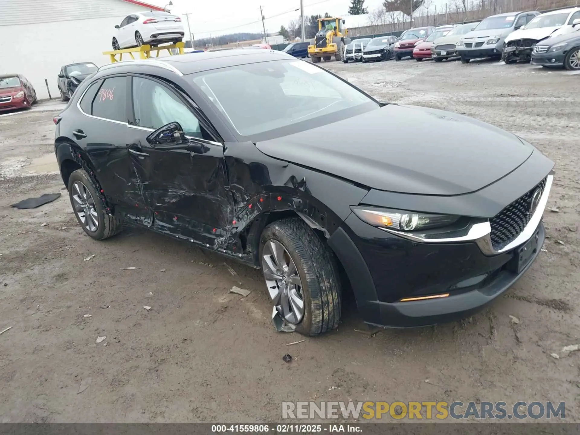 1 Photograph of a damaged car 3MVDMBDL5MM317988 MAZDA CX-30 2021