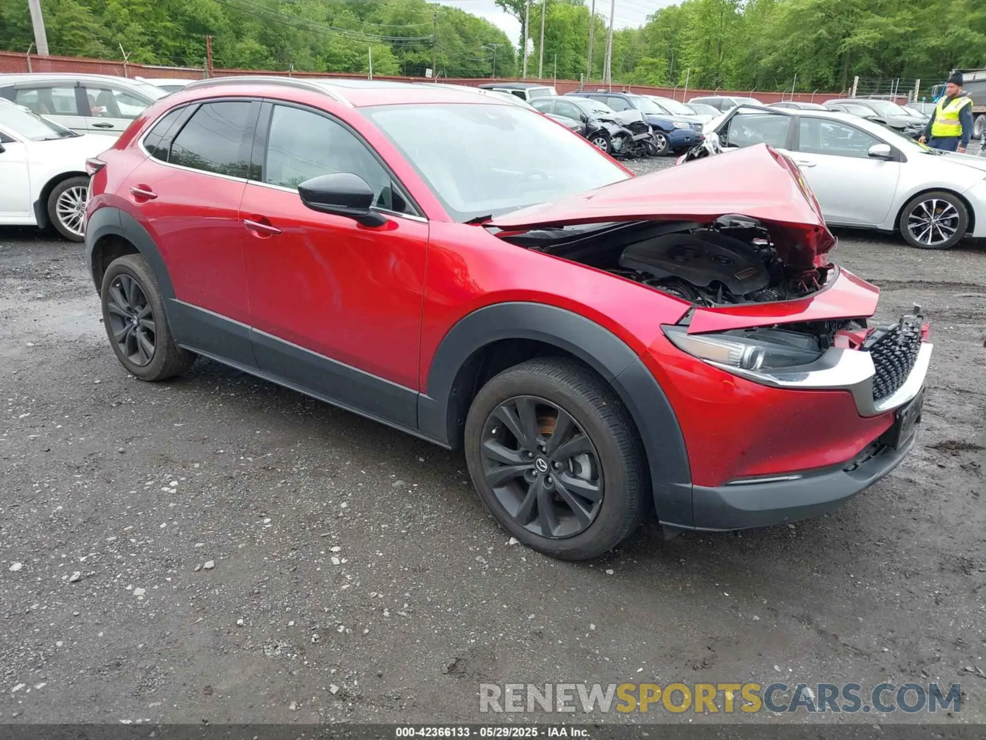 1 Photograph of a damaged car 3MVDMBEY2MM257128 MAZDA CX-30 2021