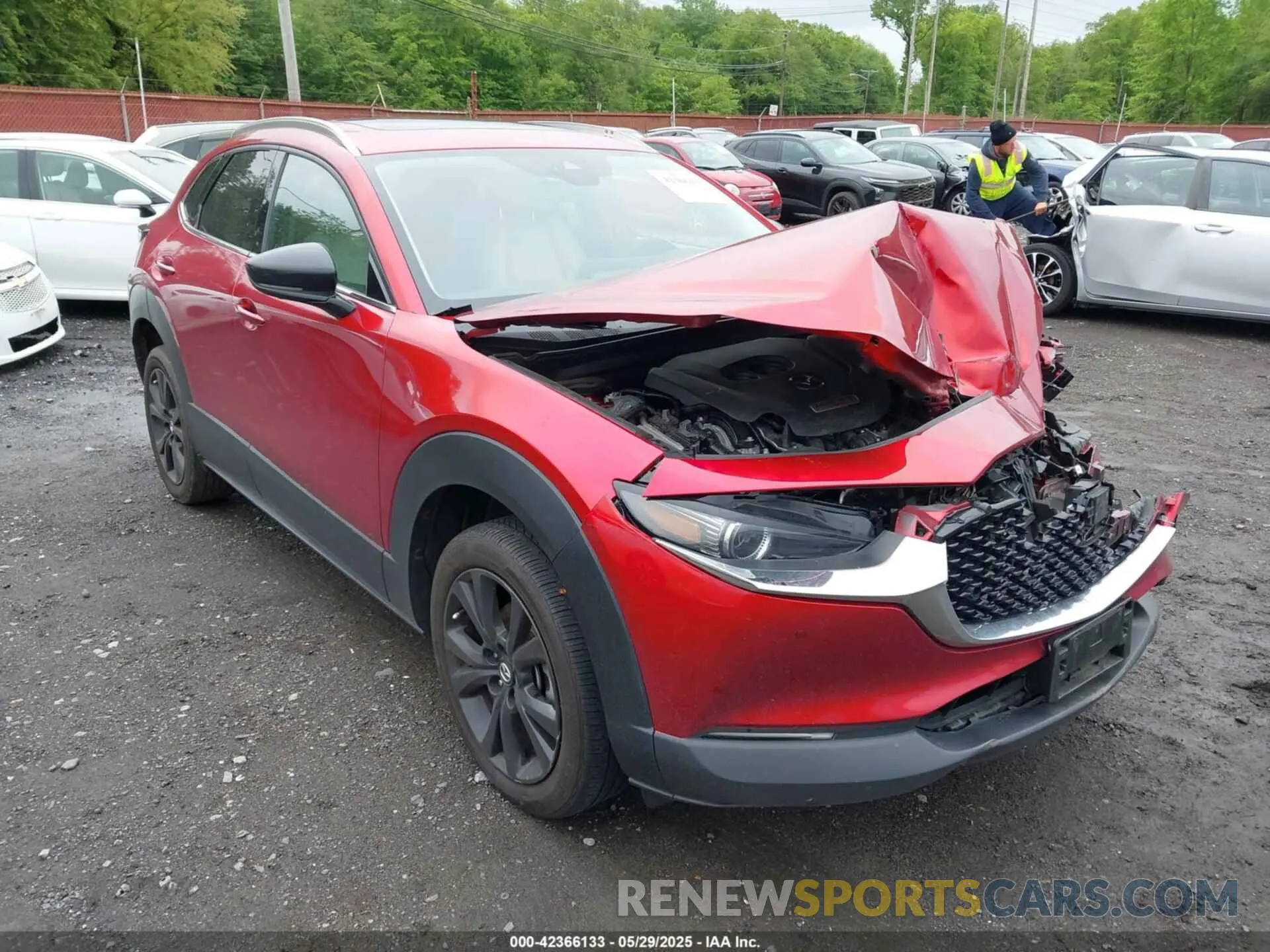 17 Photograph of a damaged car 3MVDMBEY2MM257128 MAZDA CX-30 2021