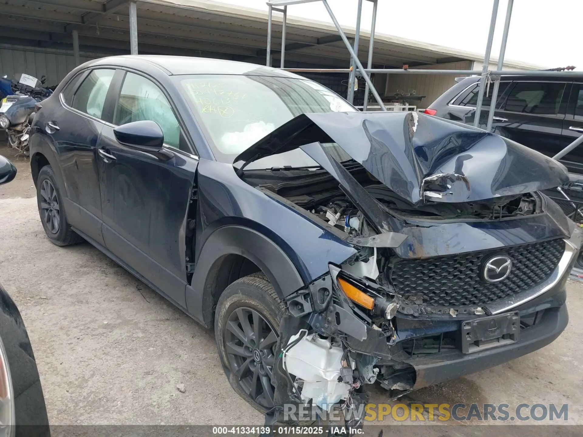 1 Photograph of a damaged car 3MVDMBAL6NM406135 MAZDA CX-30 2022