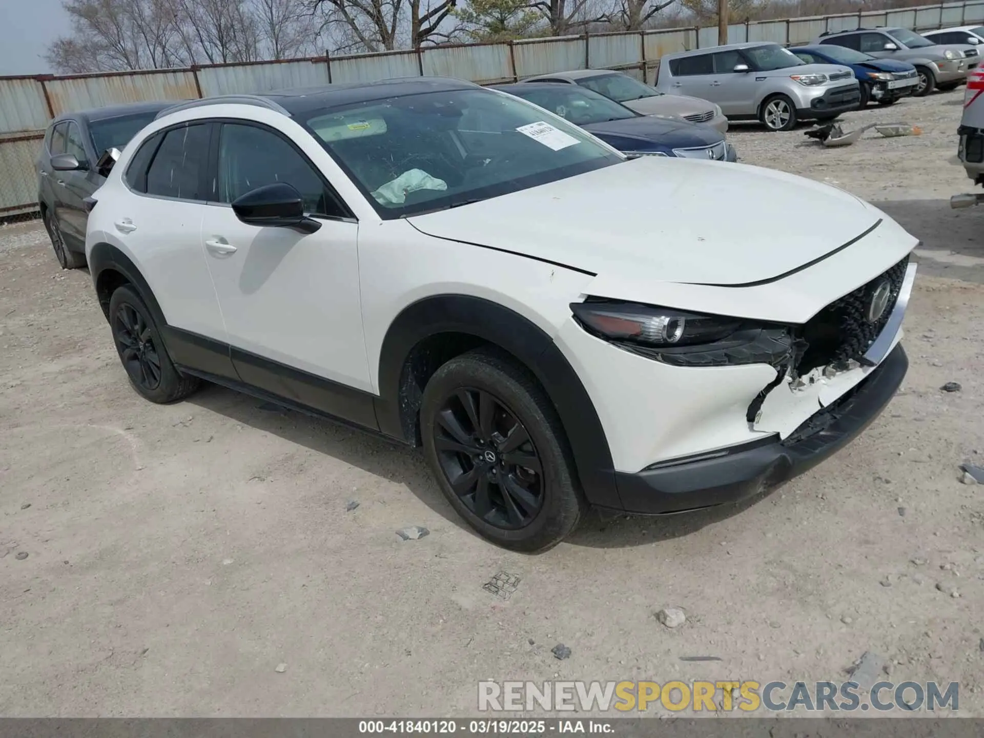 1 Photograph of a damaged car 3MVDMBAY3NM400501 MAZDA CX-30 2022
