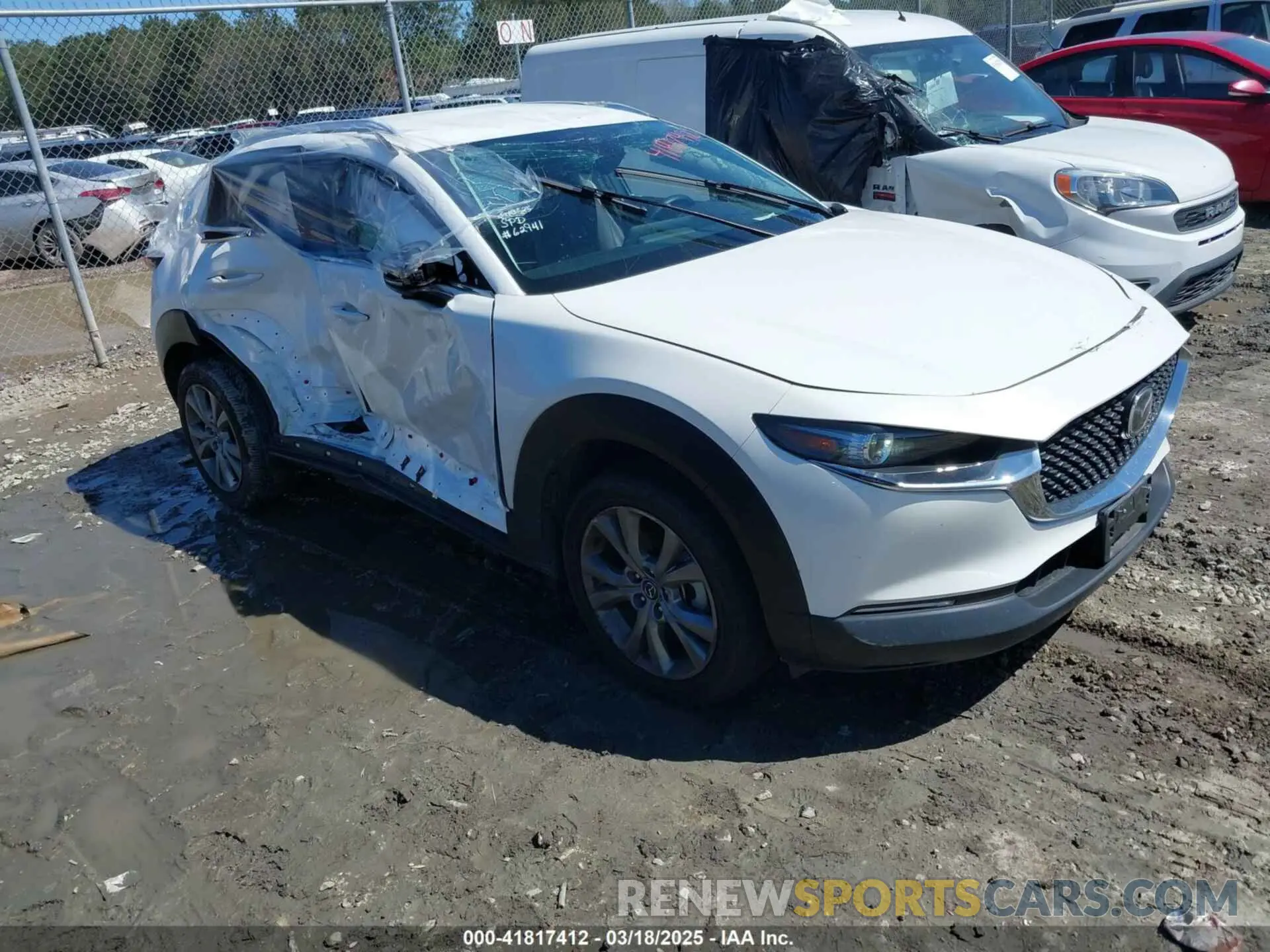1 Photograph of a damaged car 3MVDMBBL3NM428172 MAZDA CX-30 2022