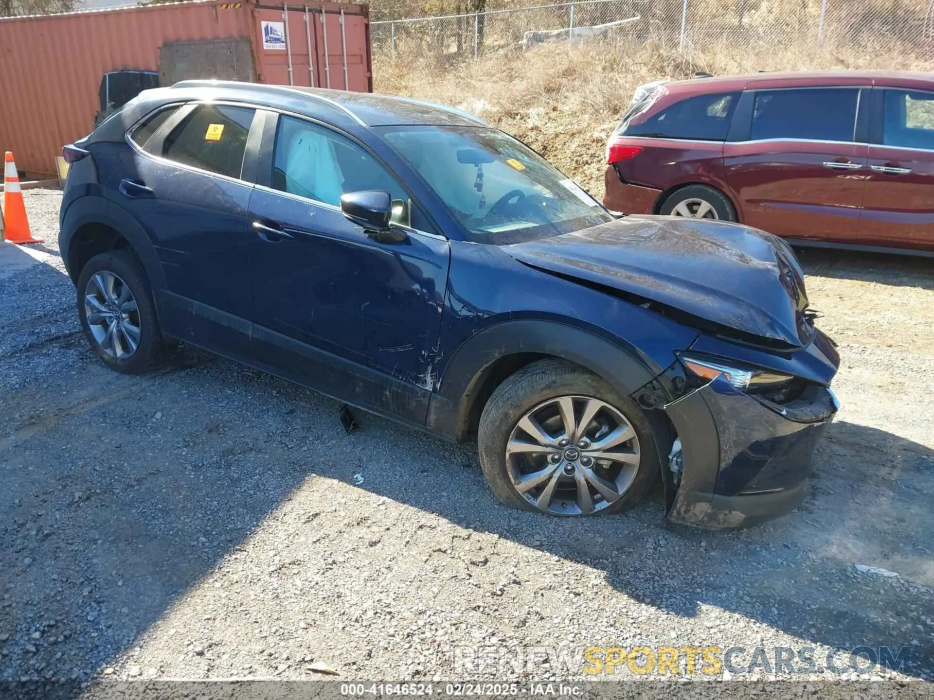 1 Photograph of a damaged car 3MVDMBBL4NM444414 MAZDA CX-30 2022