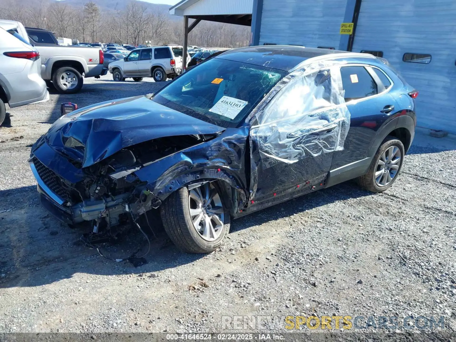 2 Photograph of a damaged car 3MVDMBBL4NM444414 MAZDA CX-30 2022