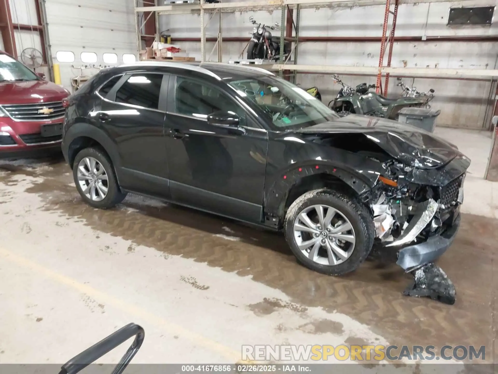 1 Photograph of a damaged car 3MVDMBBL8NM430516 MAZDA CX-30 2022