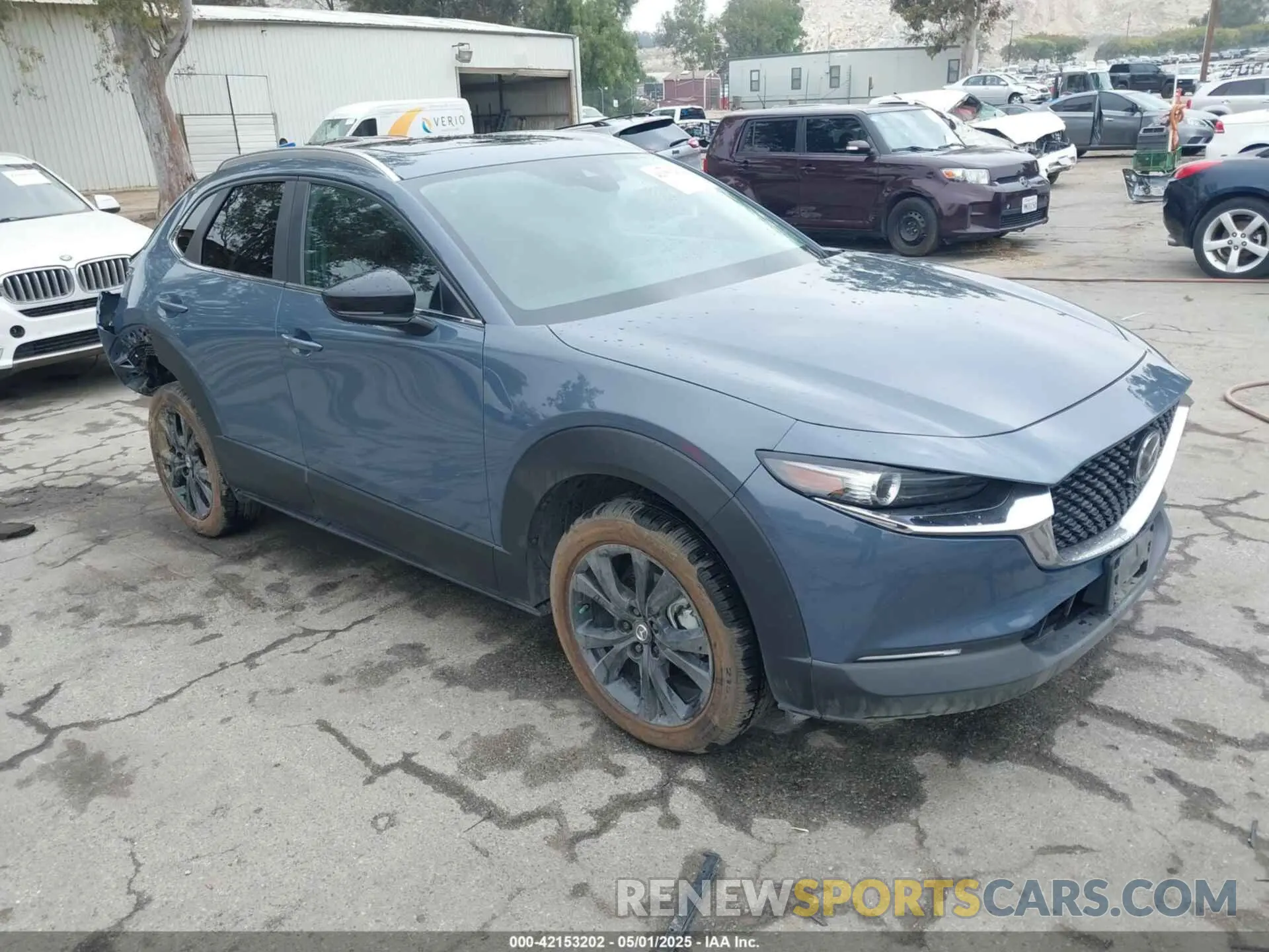 1 Photograph of a damaged car 3MVDMBCL0NM456154 MAZDA CX-30 2022