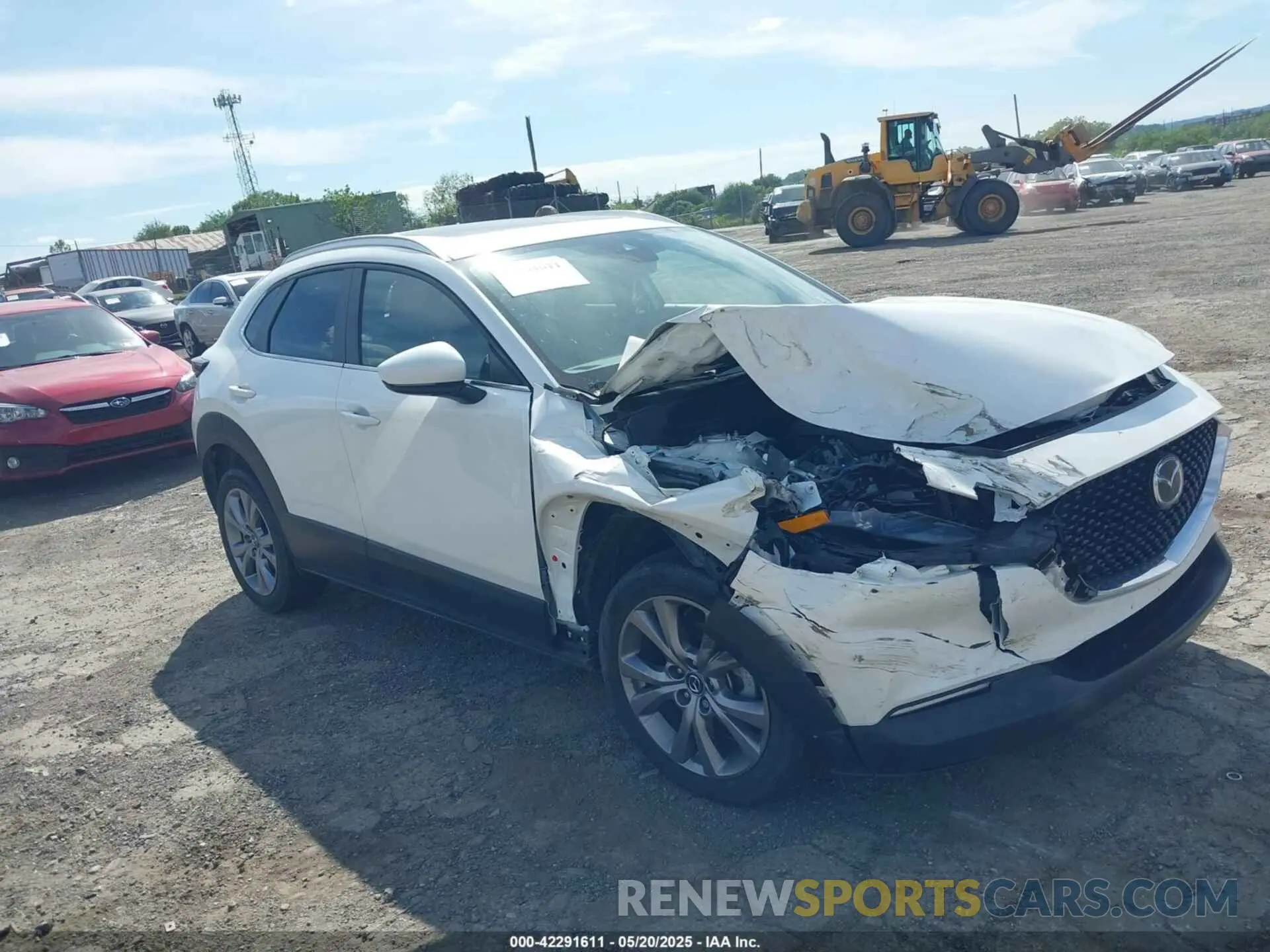 1 Photograph of a damaged car 3MVDMBCL1NM424054 MAZDA CX-30 2022