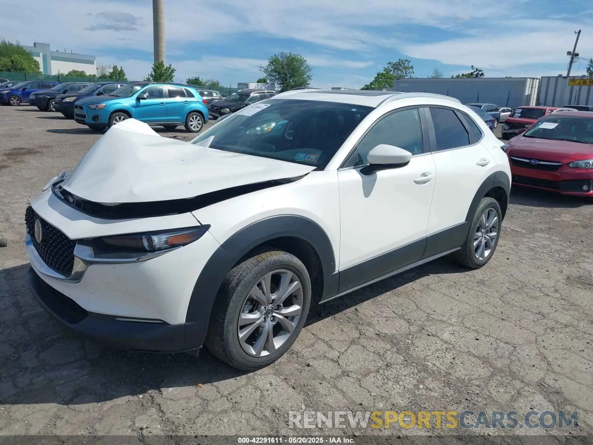 2 Photograph of a damaged car 3MVDMBCL1NM424054 MAZDA CX-30 2022