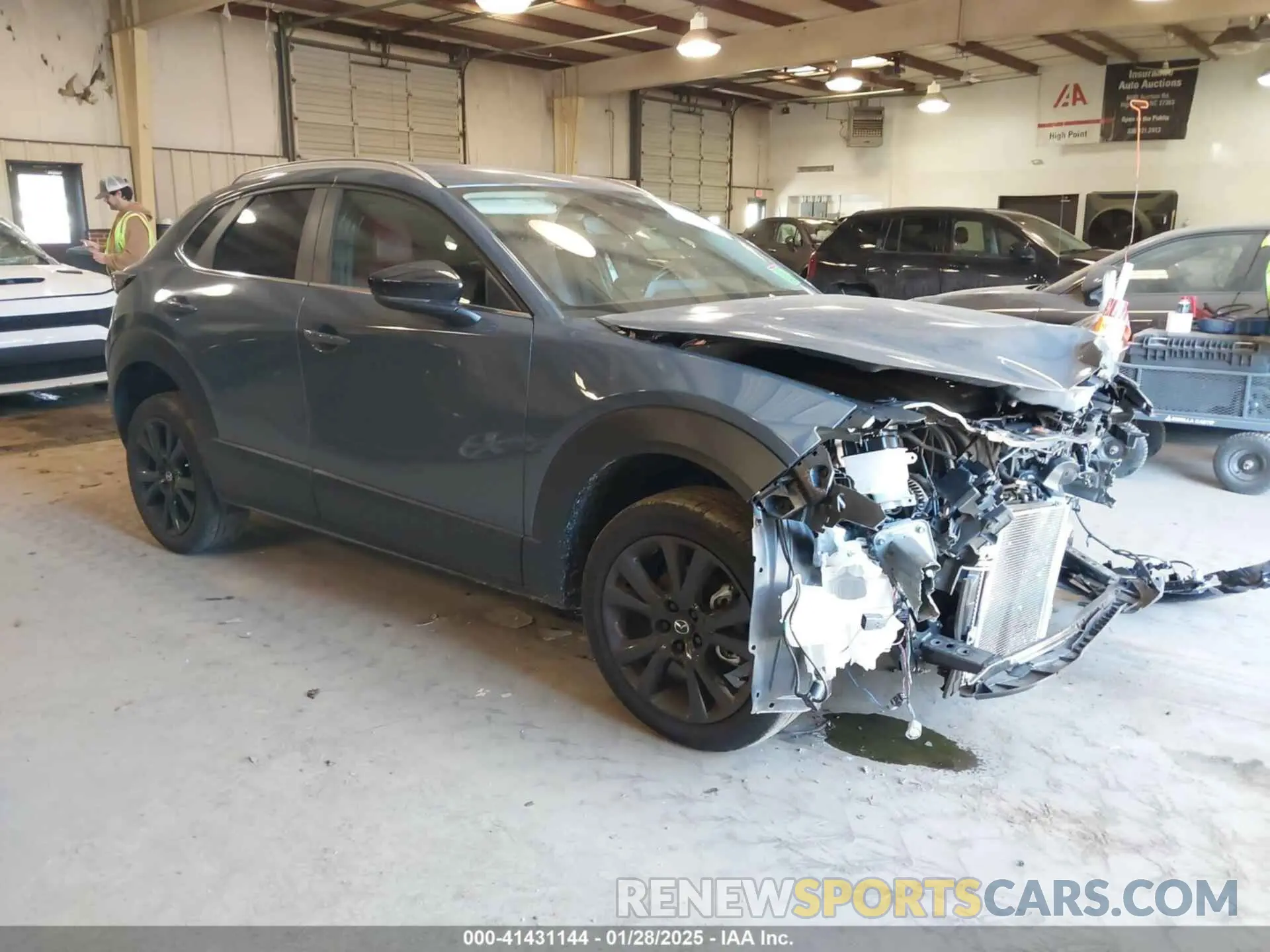 1 Photograph of a damaged car 3MVDMBCL4NM434657 MAZDA CX-30 2022