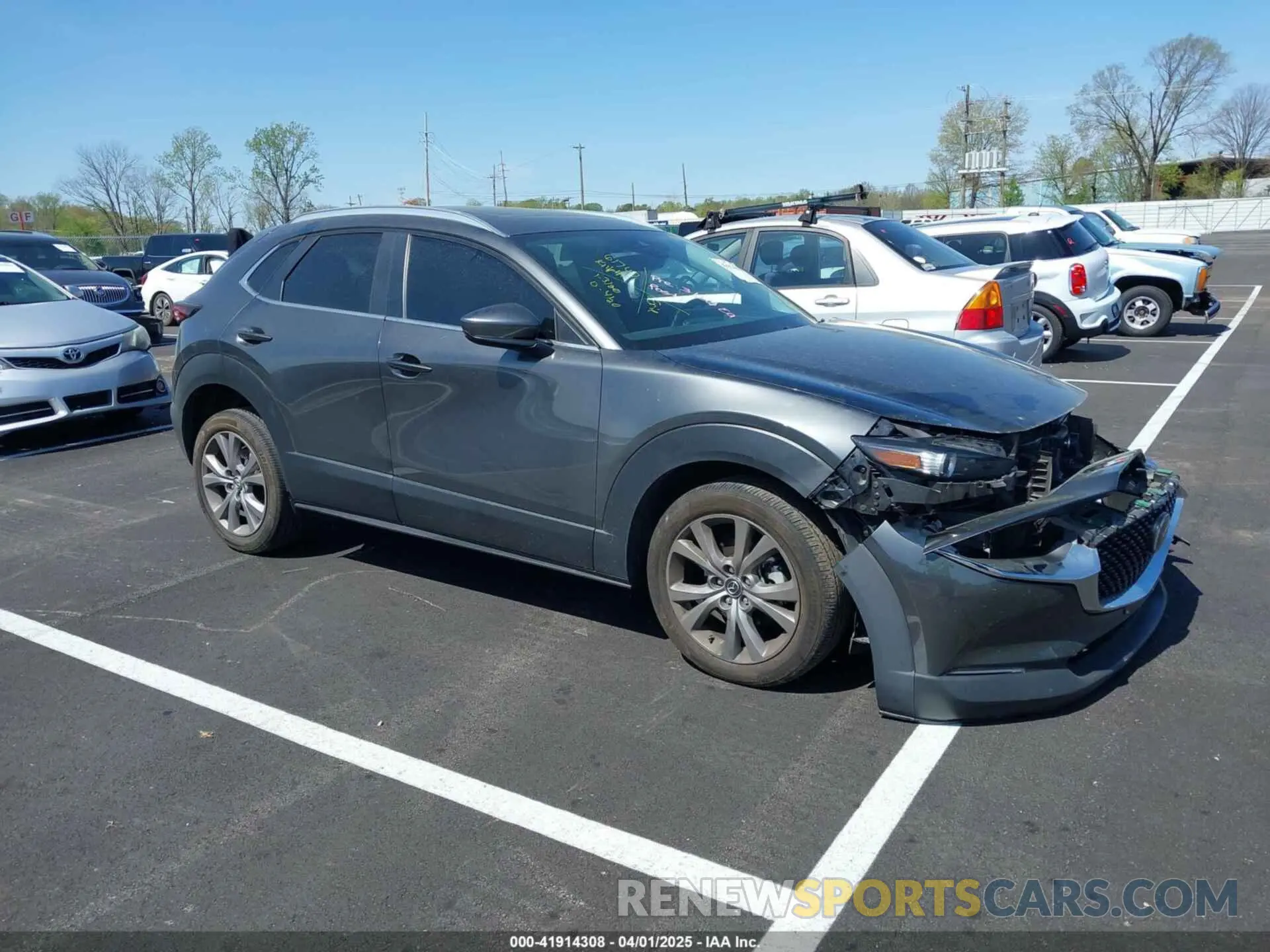 1 Photograph of a damaged car 3MVDMBCL6NM425202 MAZDA CX-30 2022