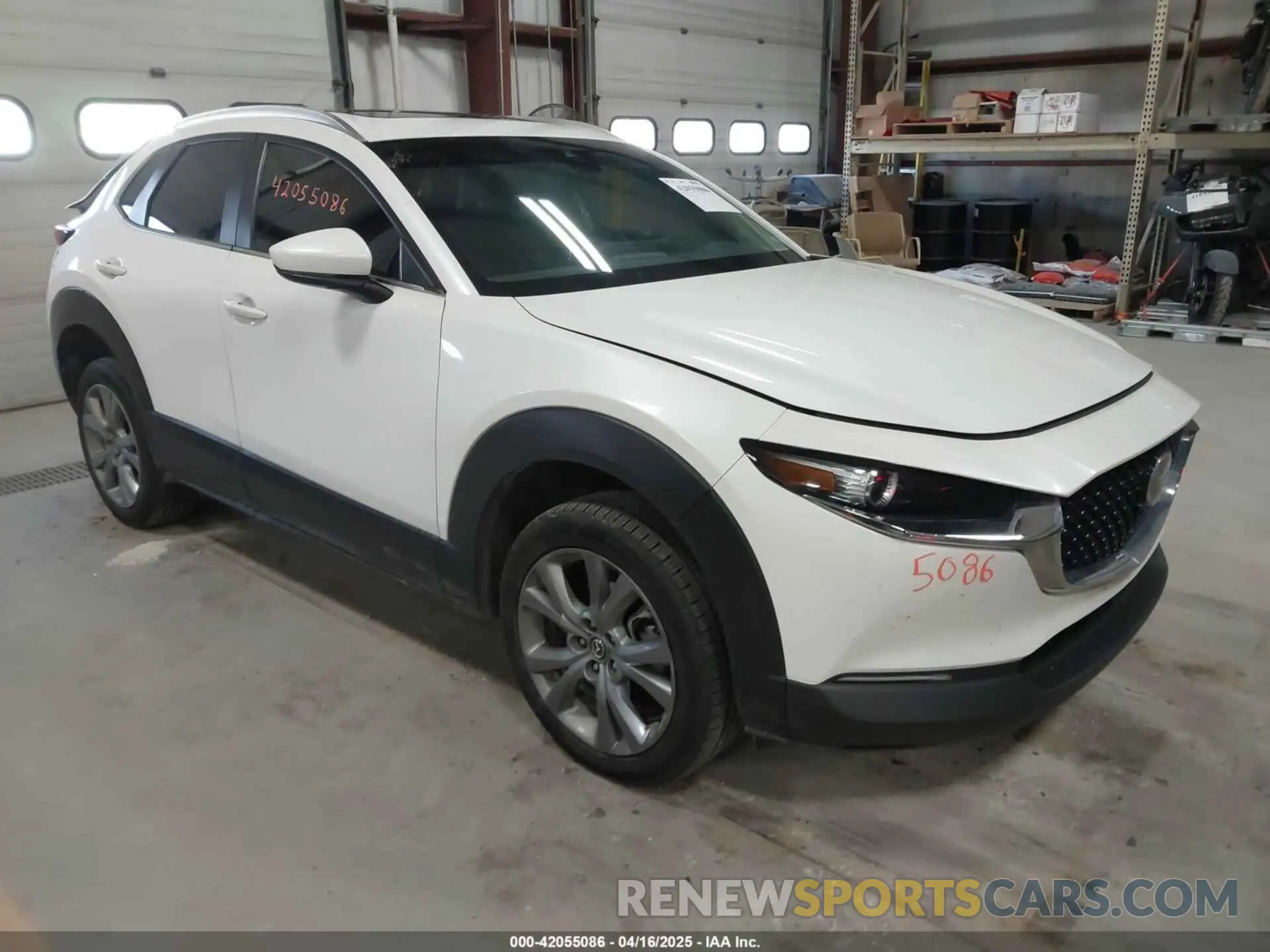 1 Photograph of a damaged car 3MVDMBCL6NM457972 MAZDA CX-30 2022