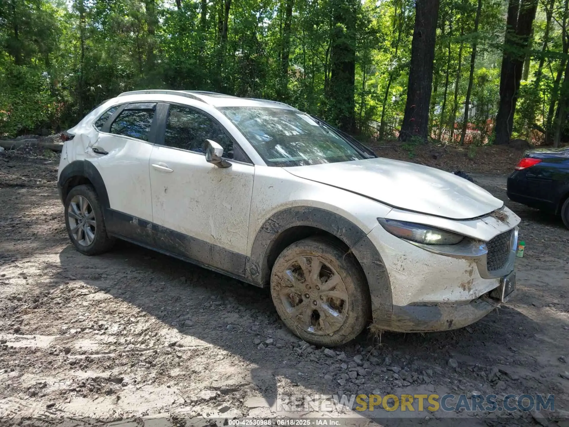 1 Photograph of a damaged car 3MVDMBCL8NM439828 MAZDA CX-30 2022