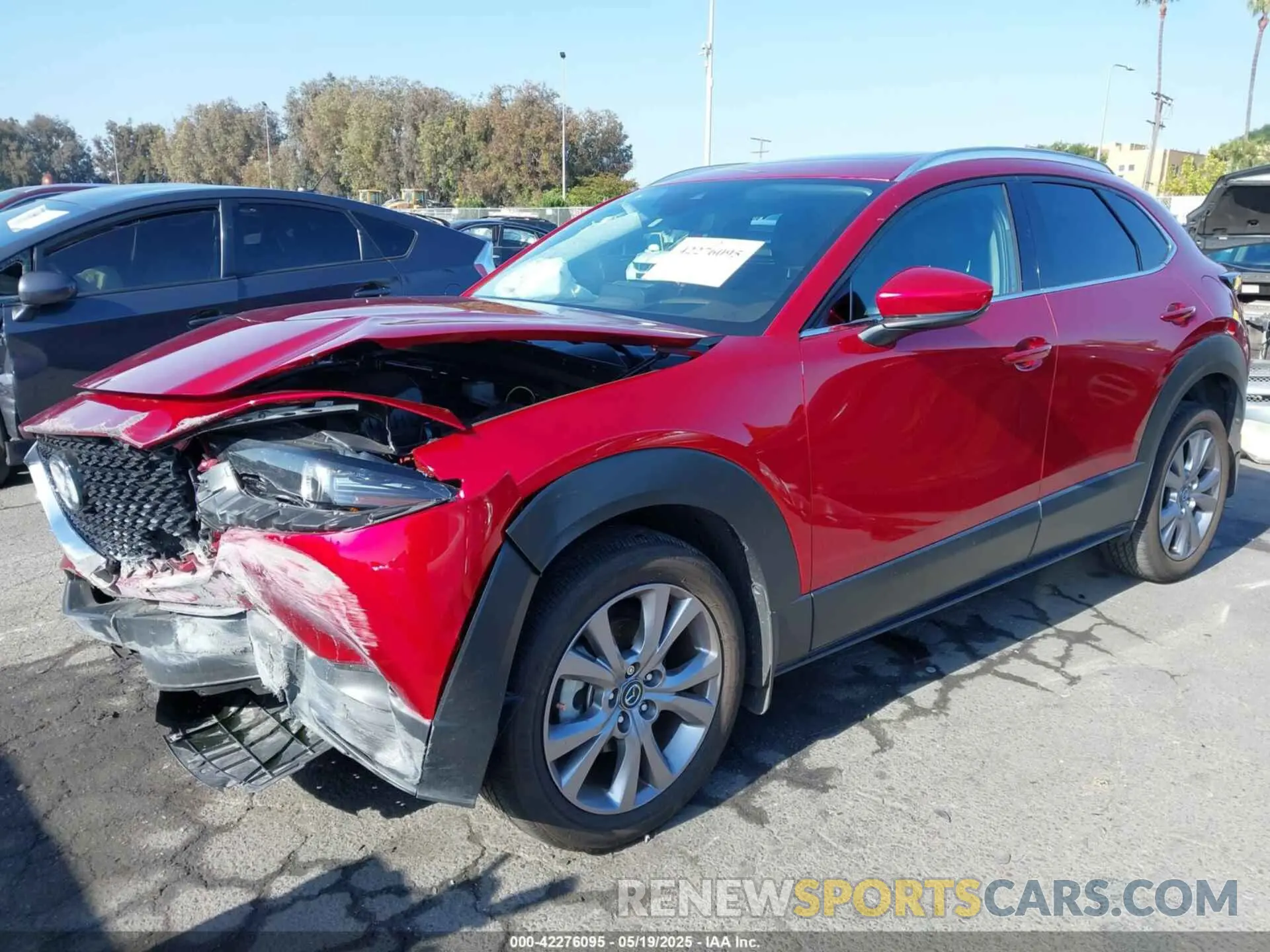 2 Photograph of a damaged car 3MVDMBDL0NM454855 MAZDA CX-30 2022