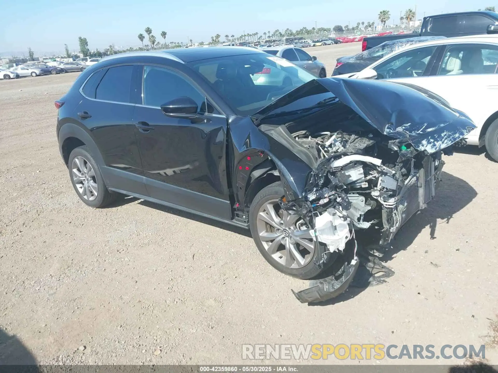 1 Photograph of a damaged car 3MVDMBDL6NM407913 MAZDA CX-30 2022