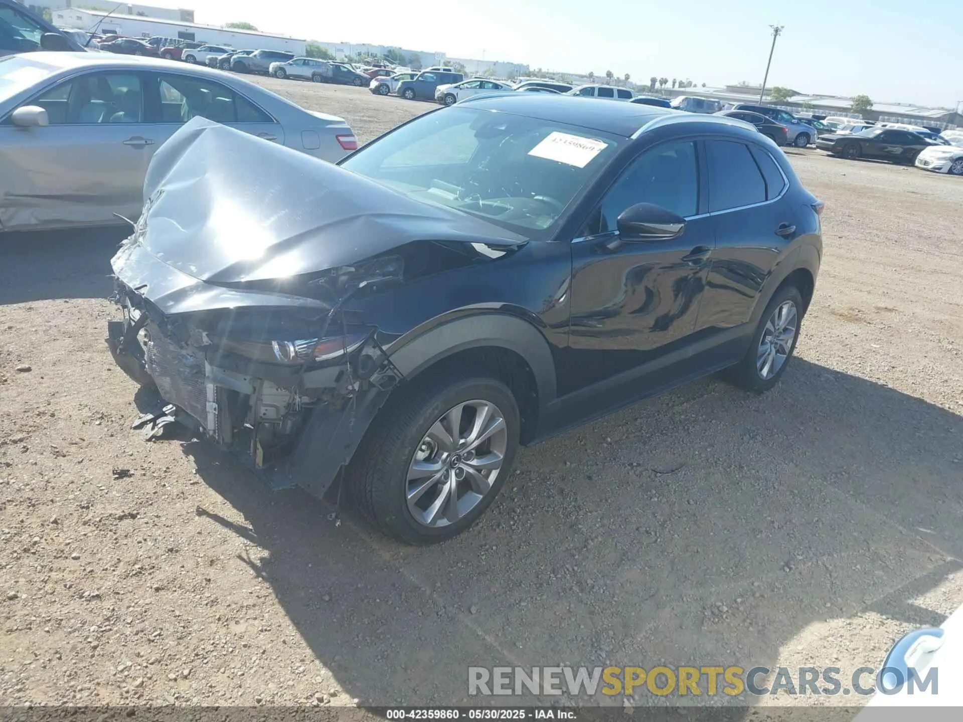 2 Photograph of a damaged car 3MVDMBDL6NM407913 MAZDA CX-30 2022