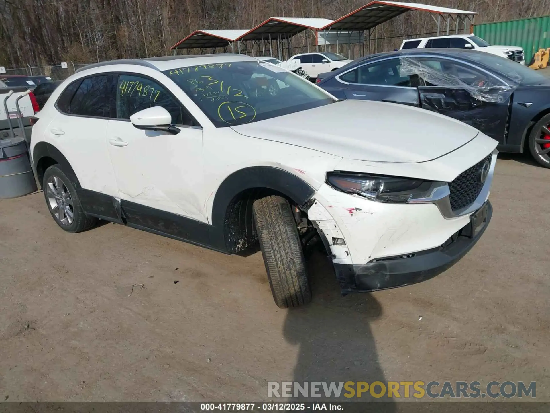 1 Photograph of a damaged car 3MVDMBDL7NM412263 MAZDA CX-30 2022