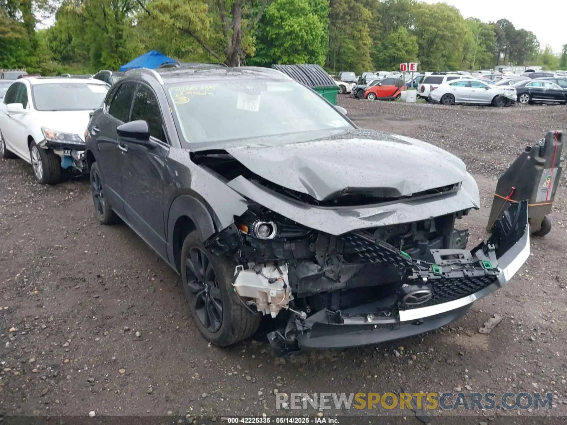 1 Photograph of a damaged car 3MVDMBEY1NM444149 MAZDA CX-30 2022