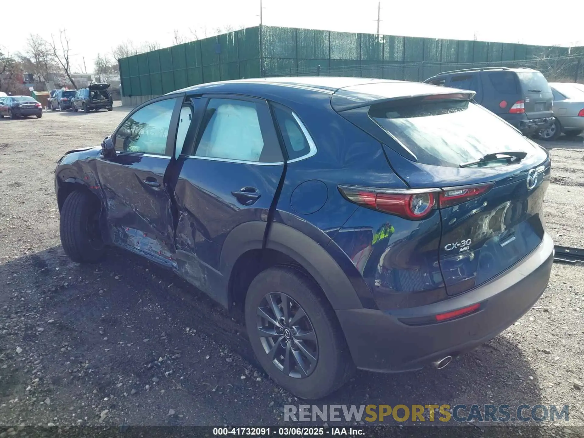 3 Photograph of a damaged car 3MVDMBAM1PM583896 MAZDA CX-30 2023