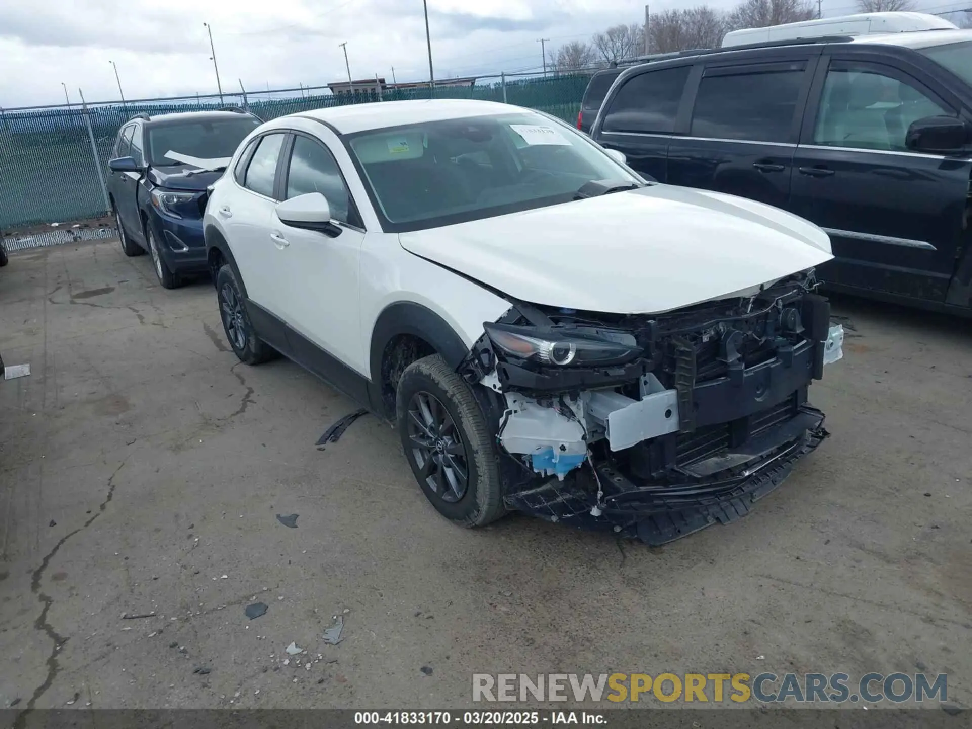 1 Photograph of a damaged car 3MVDMBAM6PM572425 MAZDA CX-30 2023