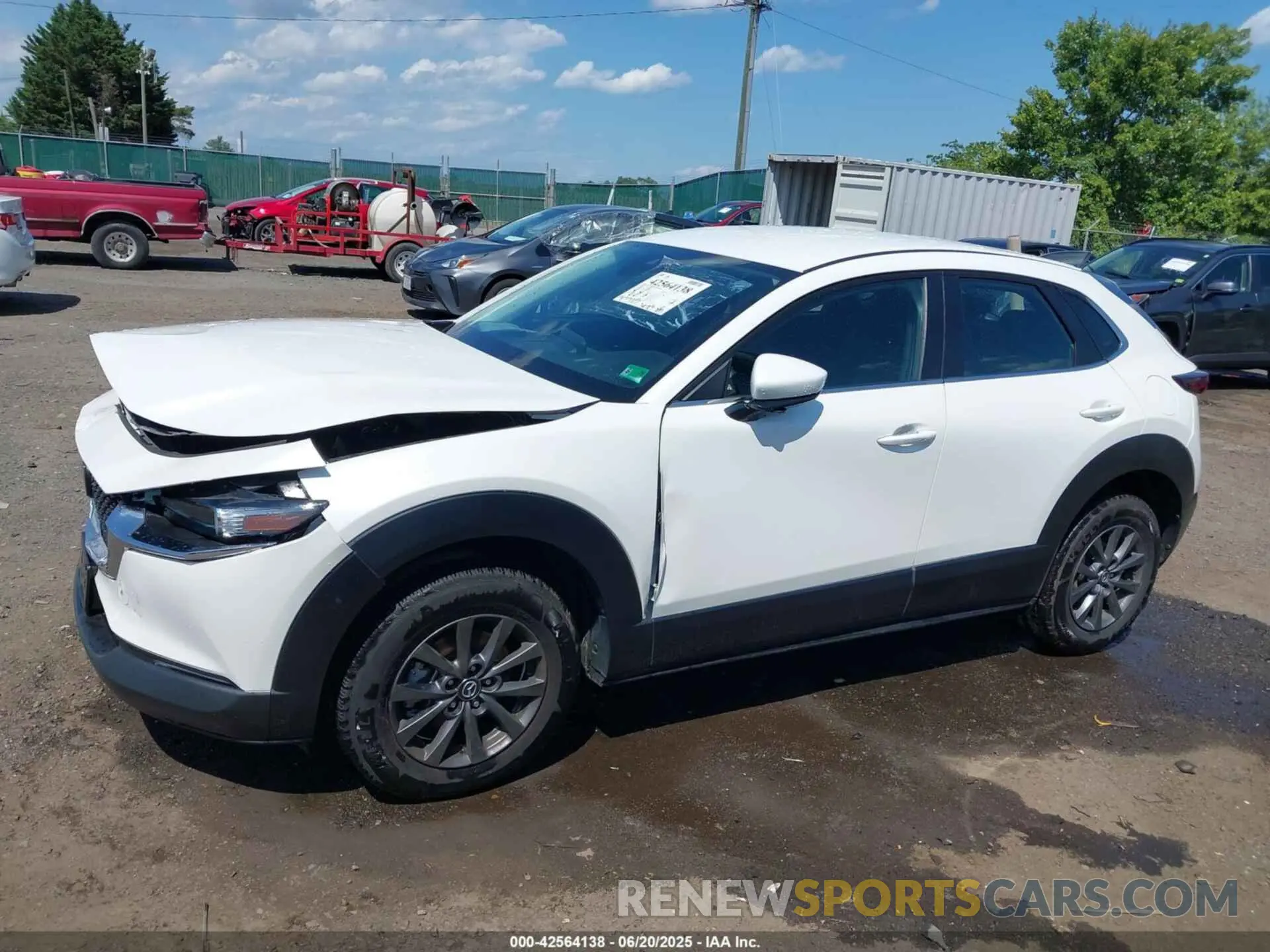 14 Photograph of a damaged car 3MVDMBAM8PM543864 MAZDA CX-30 2023
