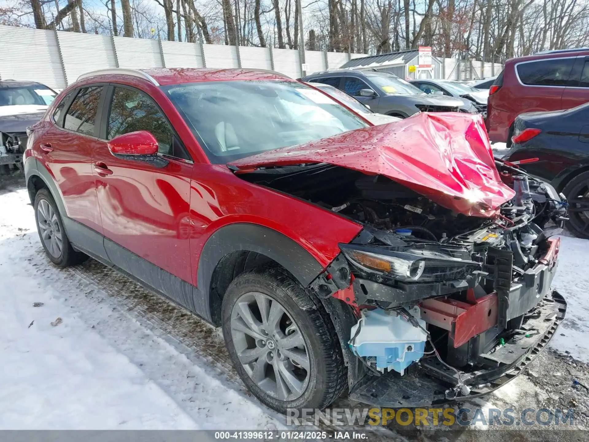 1 Photograph of a damaged car 3MVDMBBM4PM510021 MAZDA CX-30 2023
