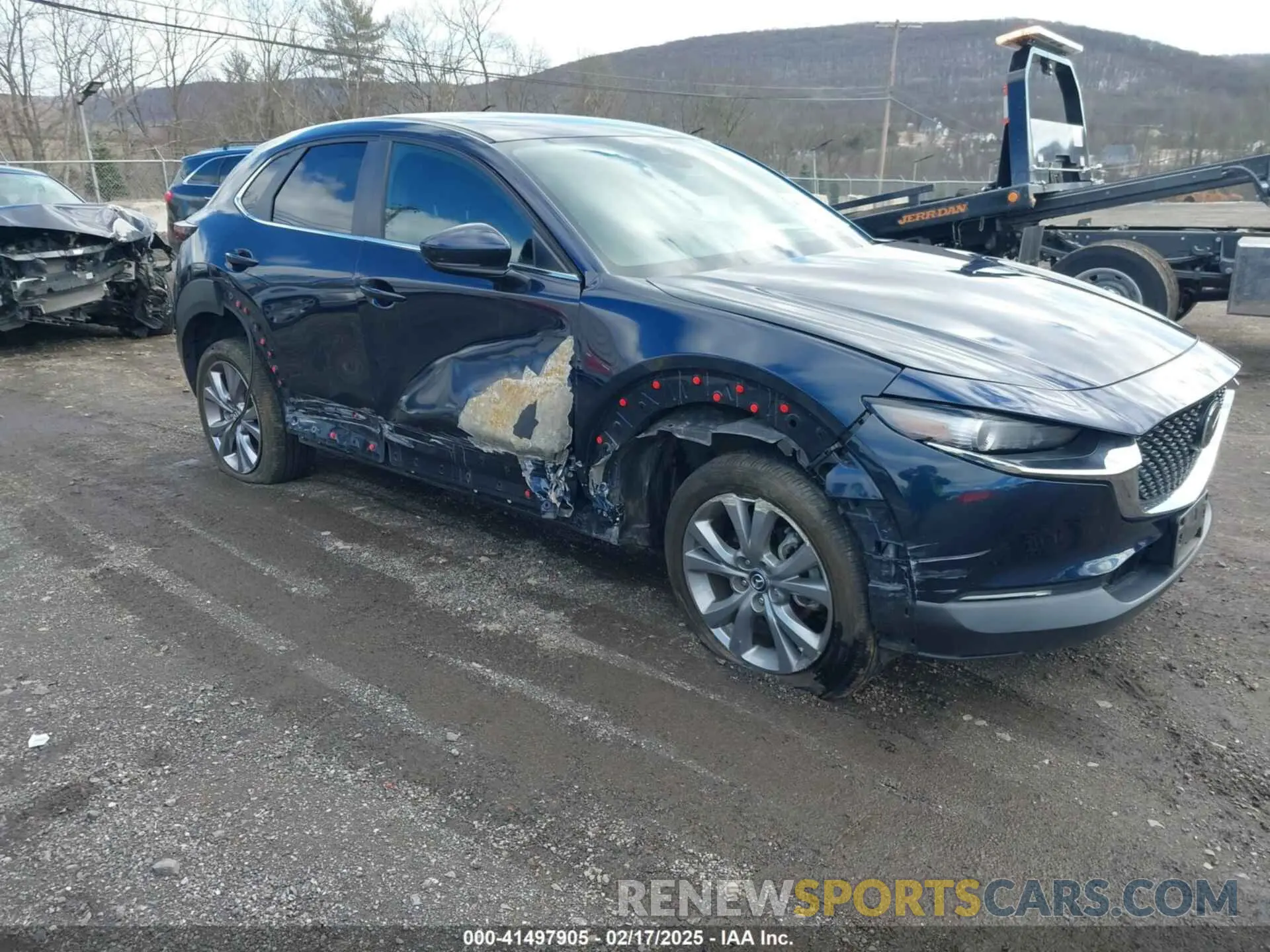 1 Photograph of a damaged car 3MVDMBBM4PM520127 MAZDA CX-30 2023