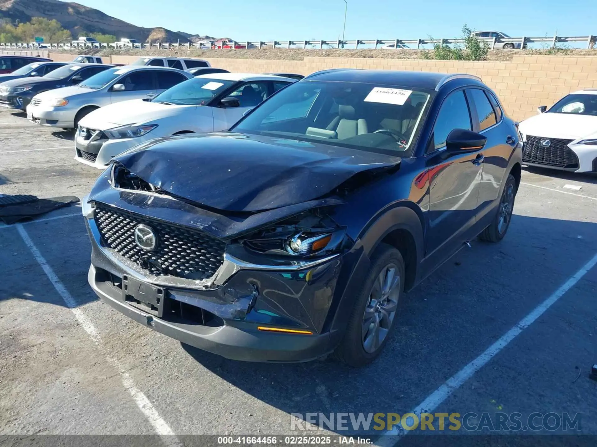 2 Photograph of a damaged car 3MVDMBBM8PM514475 MAZDA CX-30 2023
