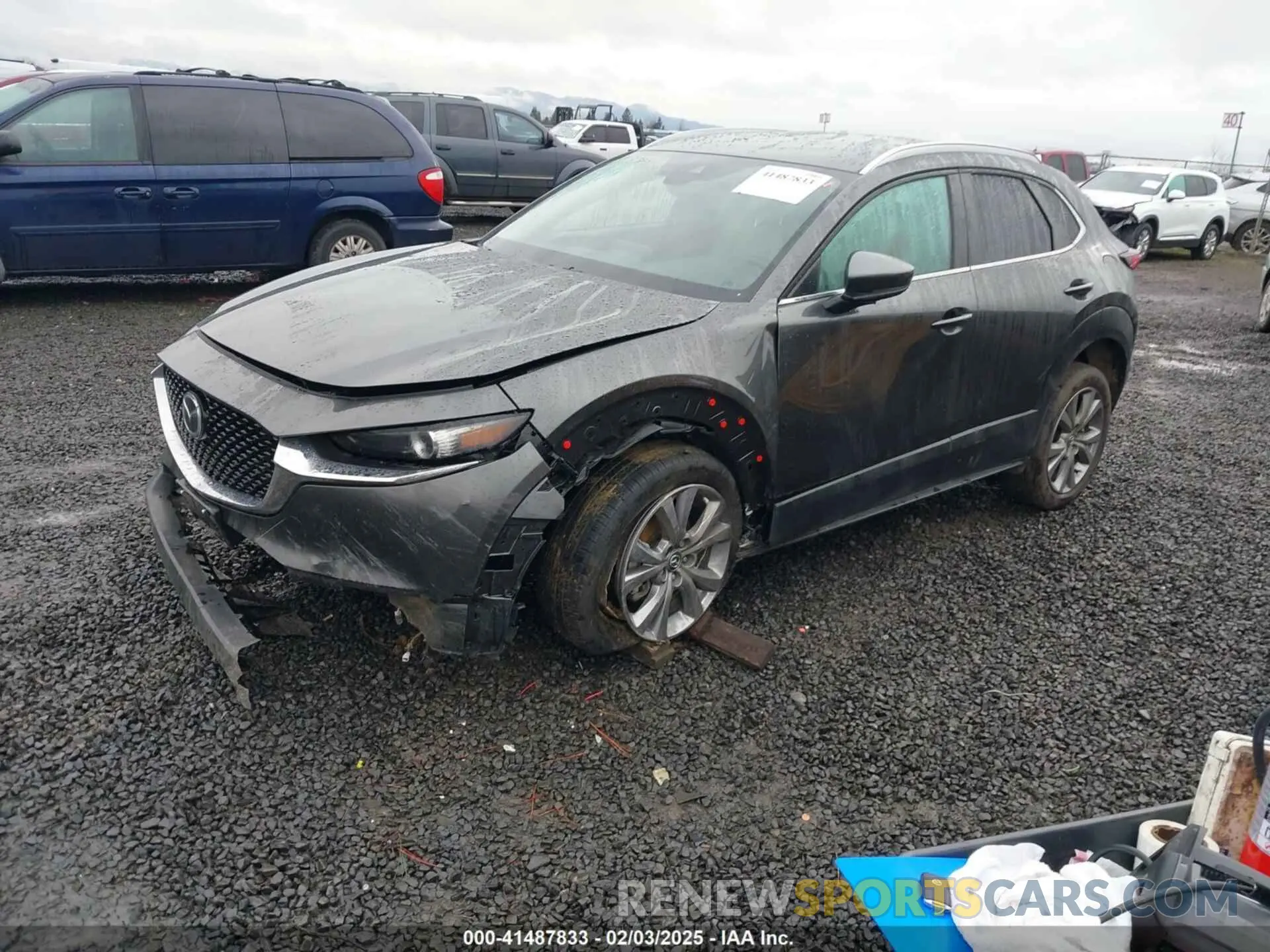 2 Photograph of a damaged car 3MVDMBCM0PM520804 MAZDA CX-30 2023